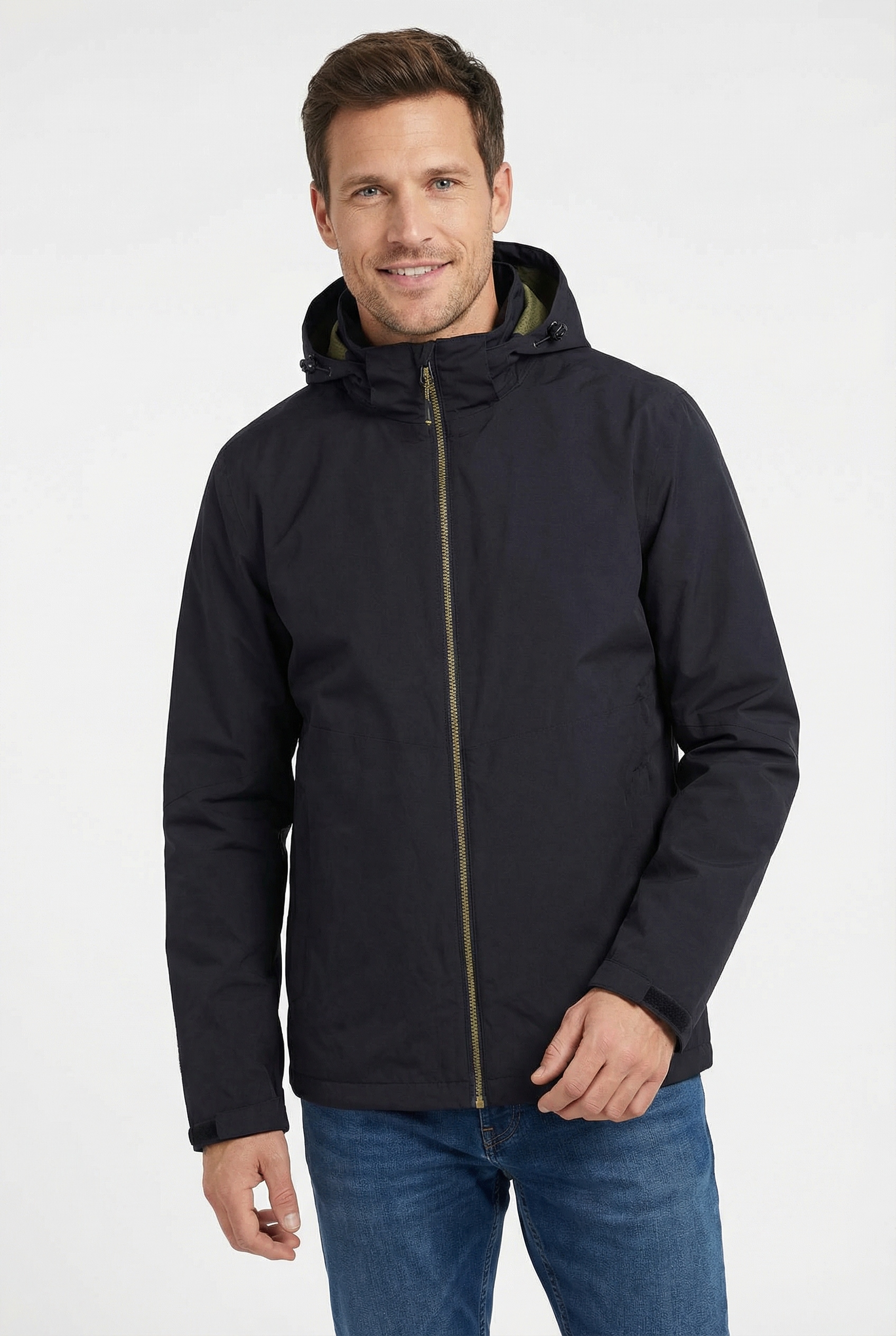 Killtec Outdoorjacke "KOS 190 MN JCKT" mit Kinnschutz, wasserdicht, atmungsaktiv