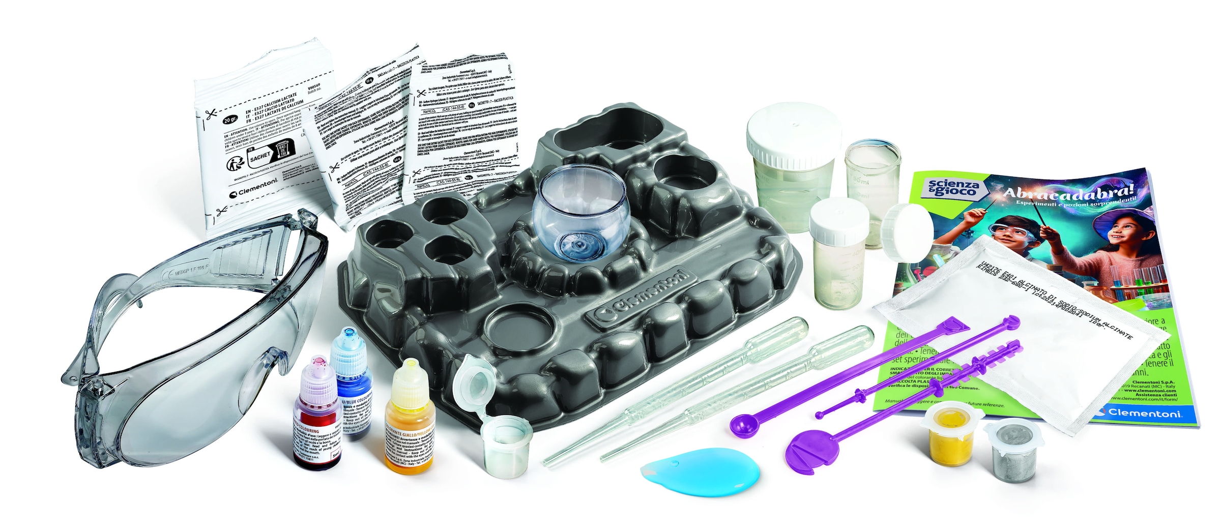 Clementoni® Experimentierkasten »Galileo, Abrakadabra - Die Magie der Chemie« Made in Europe
