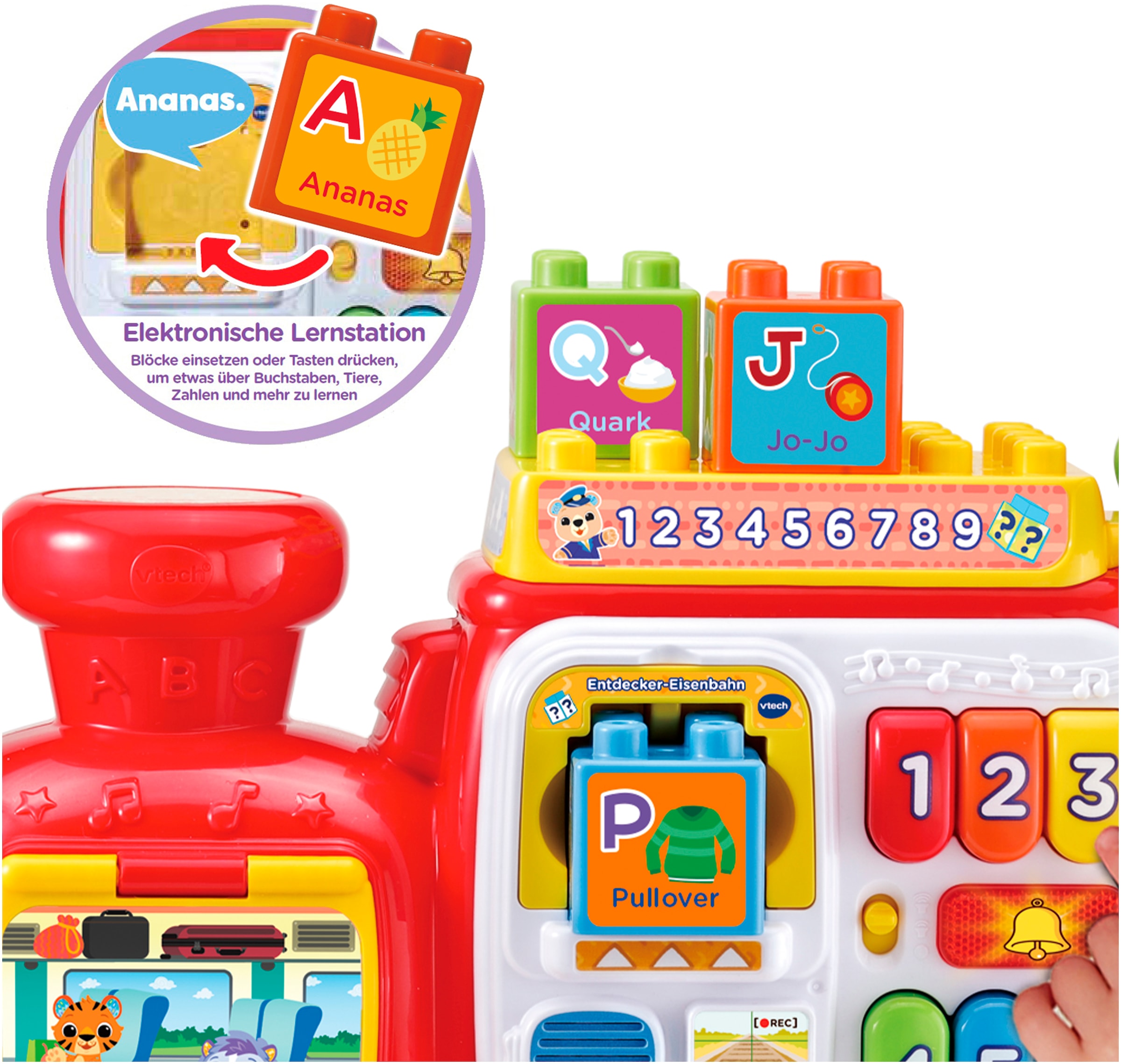 Vtech® Lernspielzeug »Entdecker, Eisenbahn«