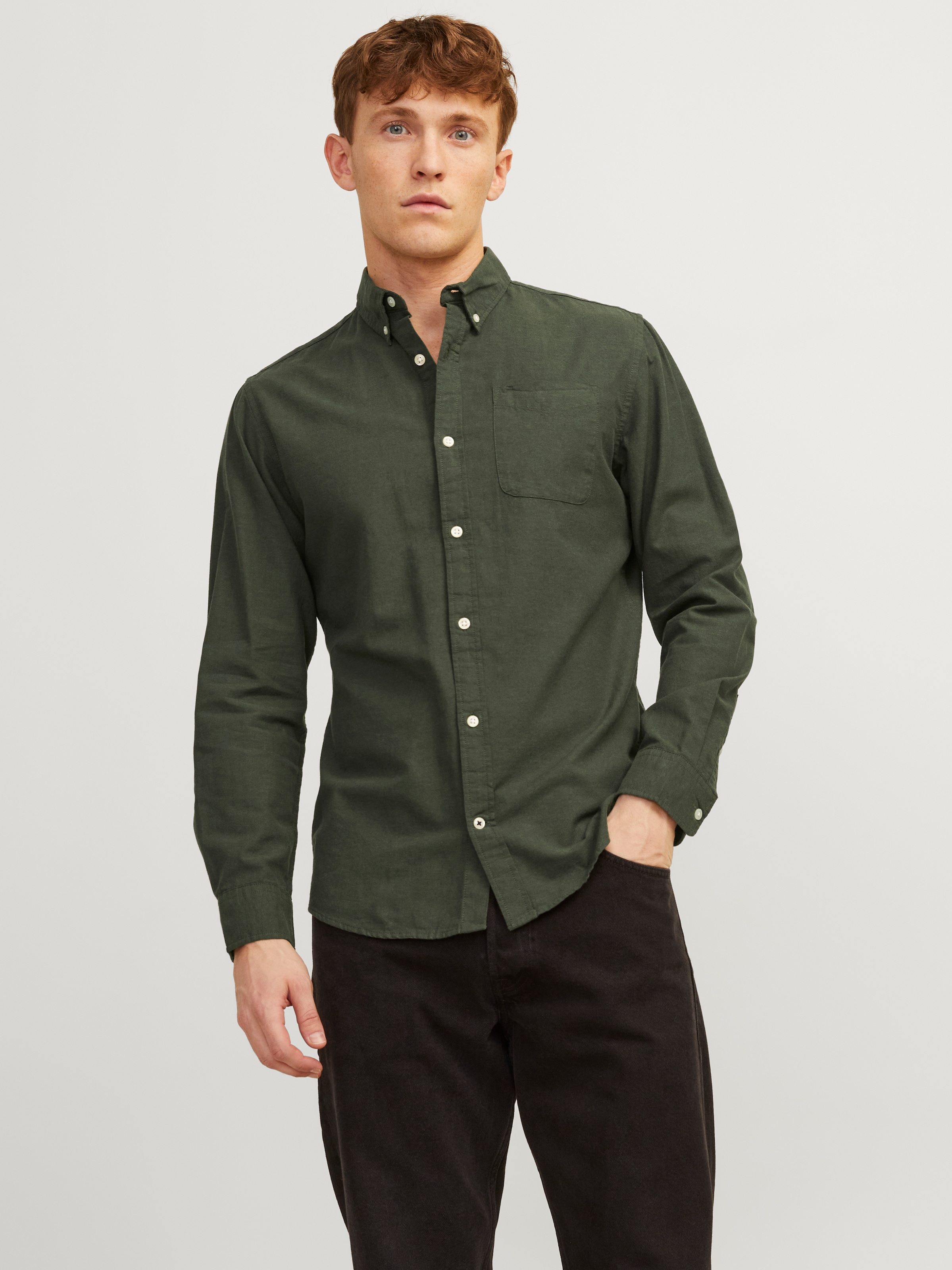 Jack & Jones Langarmhemd »OXFORD SHIRT«
