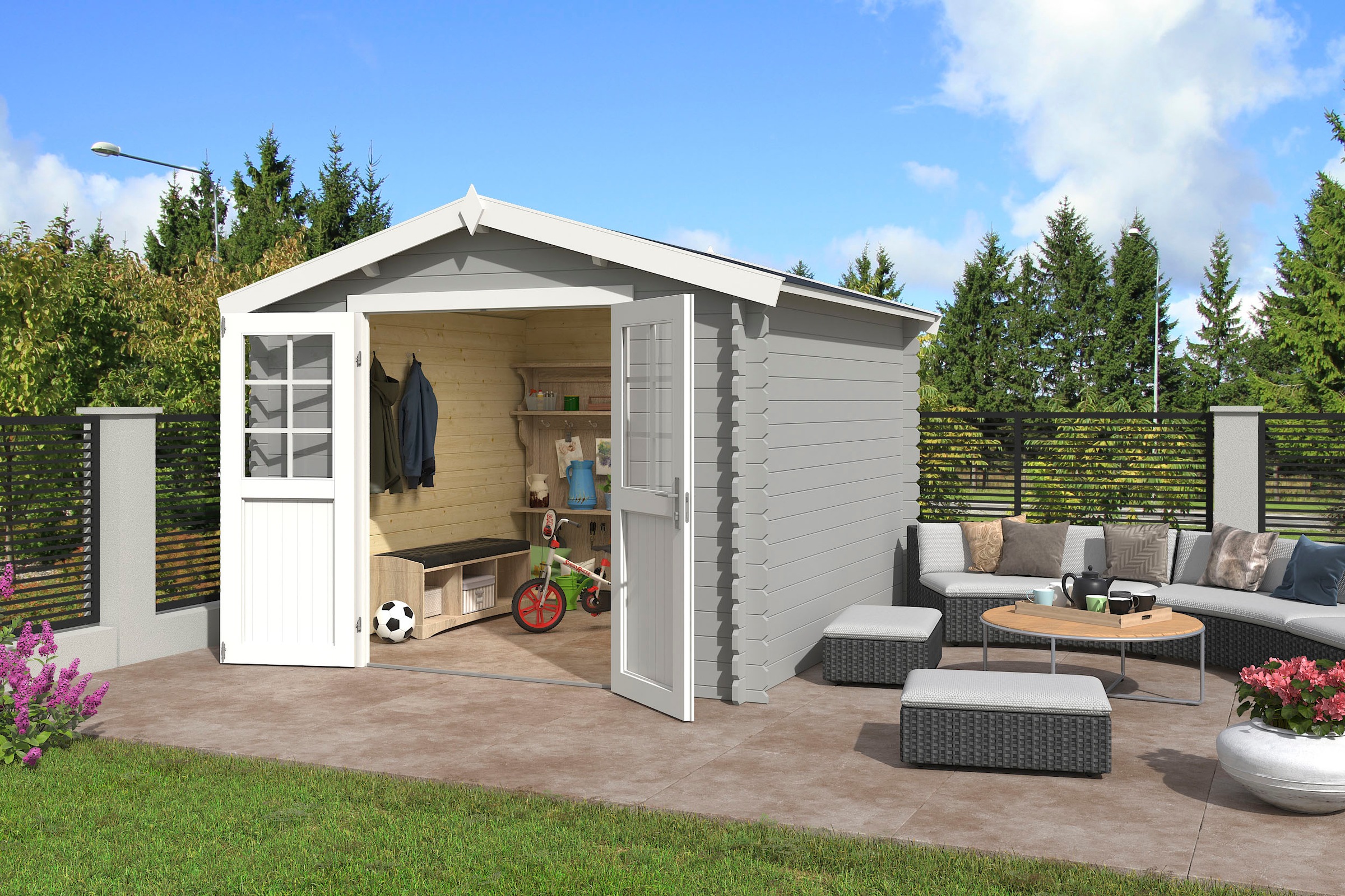 LASITA MAJA Gartenhaus »NORAH 275«, (Set)