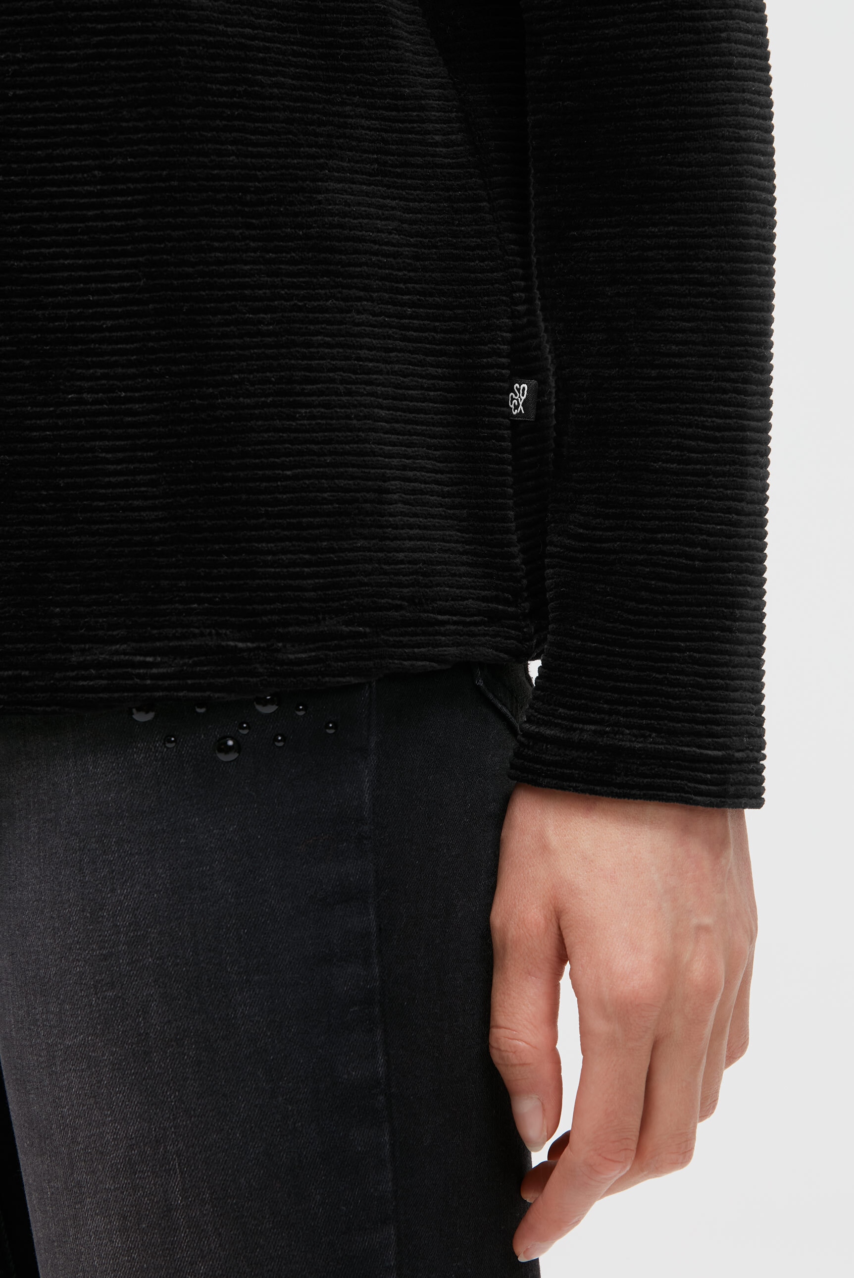 SOCCX Sweater , mit Stehkragen
