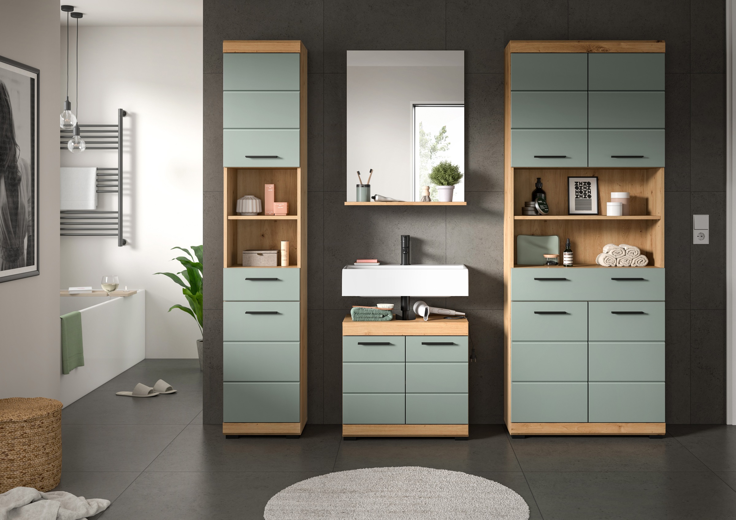 INOSIGN Badmöbel-Set "Siena, 4 teilig, bestehend aus:" Set, TOPSELLER, 4 St günstig online kaufen