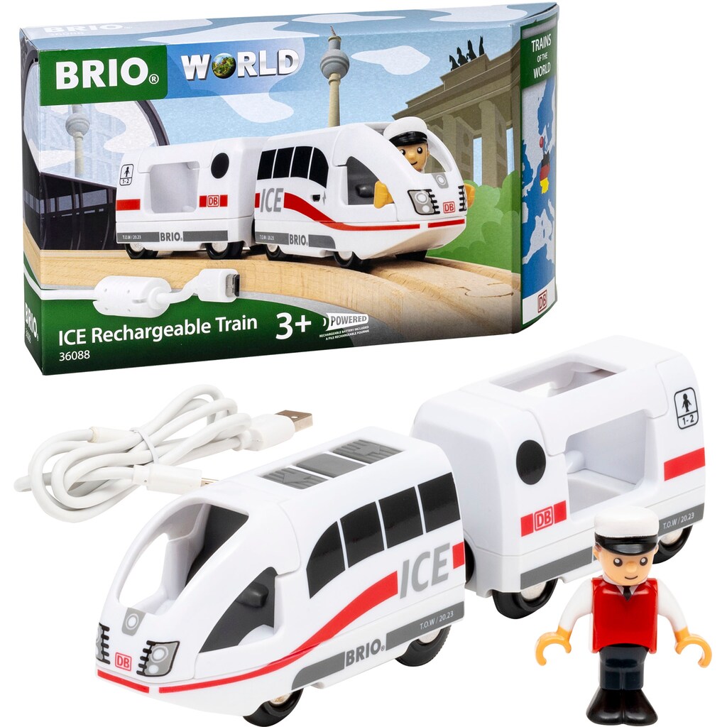 BRIO® Spielzeug-Zug »BRIO® WORLD, ICE Batterie Zug«