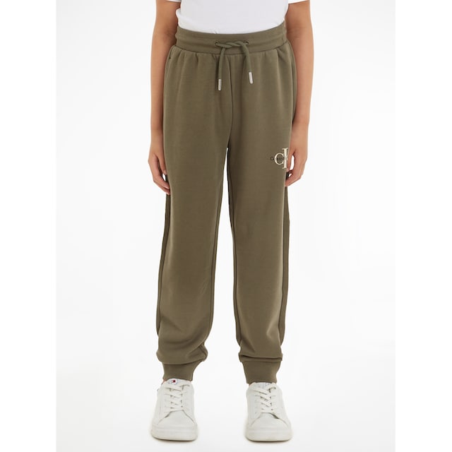 Calvin Klein Jeans Sweathose »MONOGRAM LOGO SWEATPANTS«, für Kinder bis 16  Jahre | BAUR