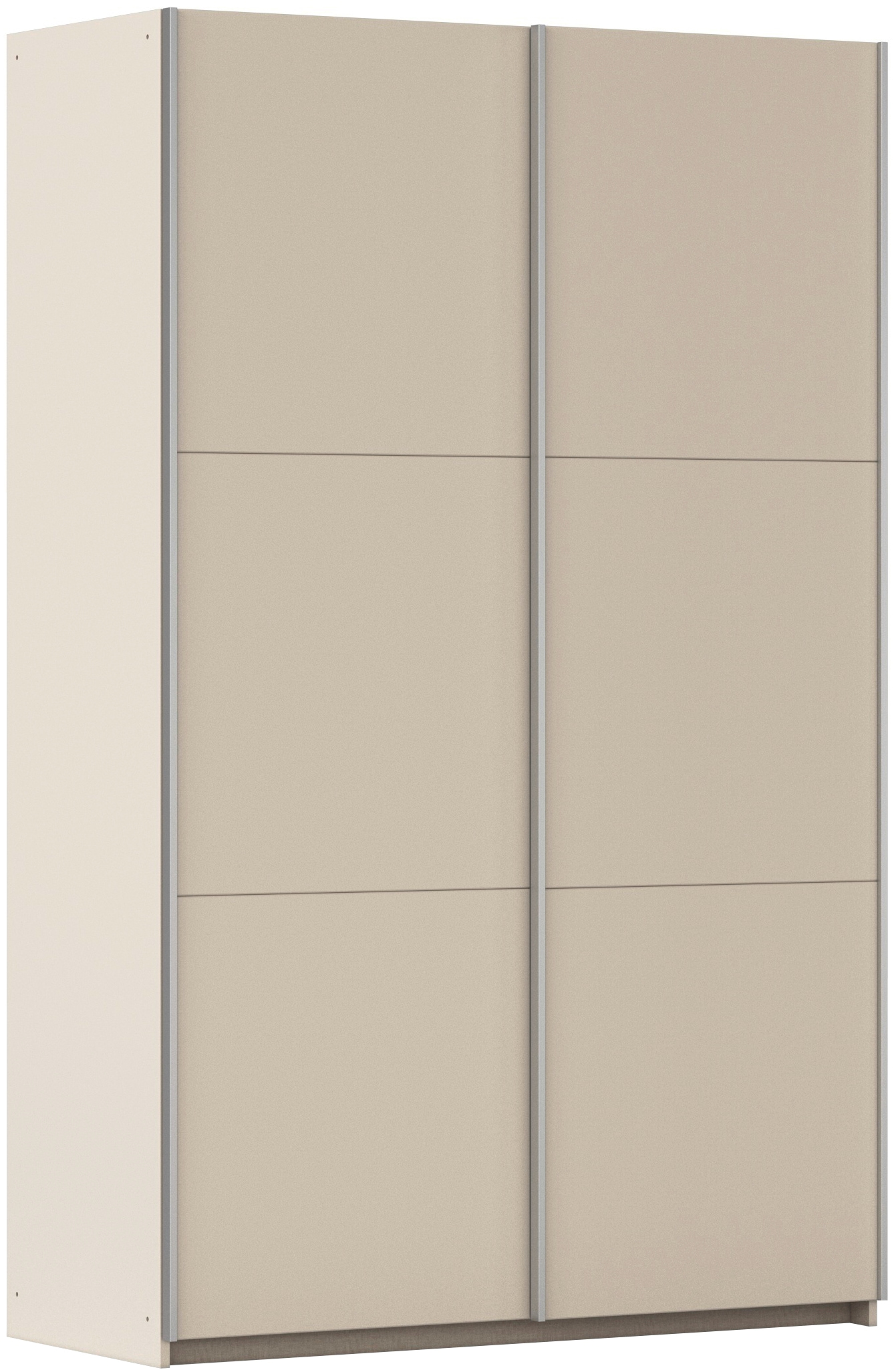 rauch Schwebetürenschrank "Kleiderschrank Drehtürenschrank Schrank Garderobe KRONACH" in 3 Ausstattungen BASIC/CLASSIC/PREMIUM, Breiten 131/175/218/261 cm, optional ohne, mit 1 oder 2 Spiegel, viel Stauraum MADE IN GERMANY
