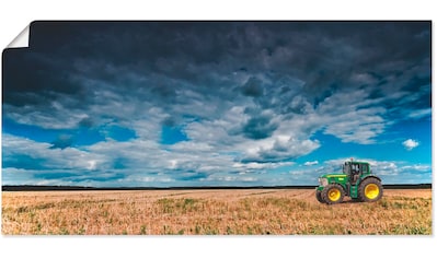 Wandbild »Traktor Landschaftsfotografie«, Traktoren, (1 St.)