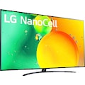 LG LED-Fernseher »86NANO769QA«, 217 cm/86 Zoll, 4K Ultra HD, Smart-TV, α7 Gen5 4K AI-Prozessor, Dimming Pro, HDMI 2.0, Sprachassistenten