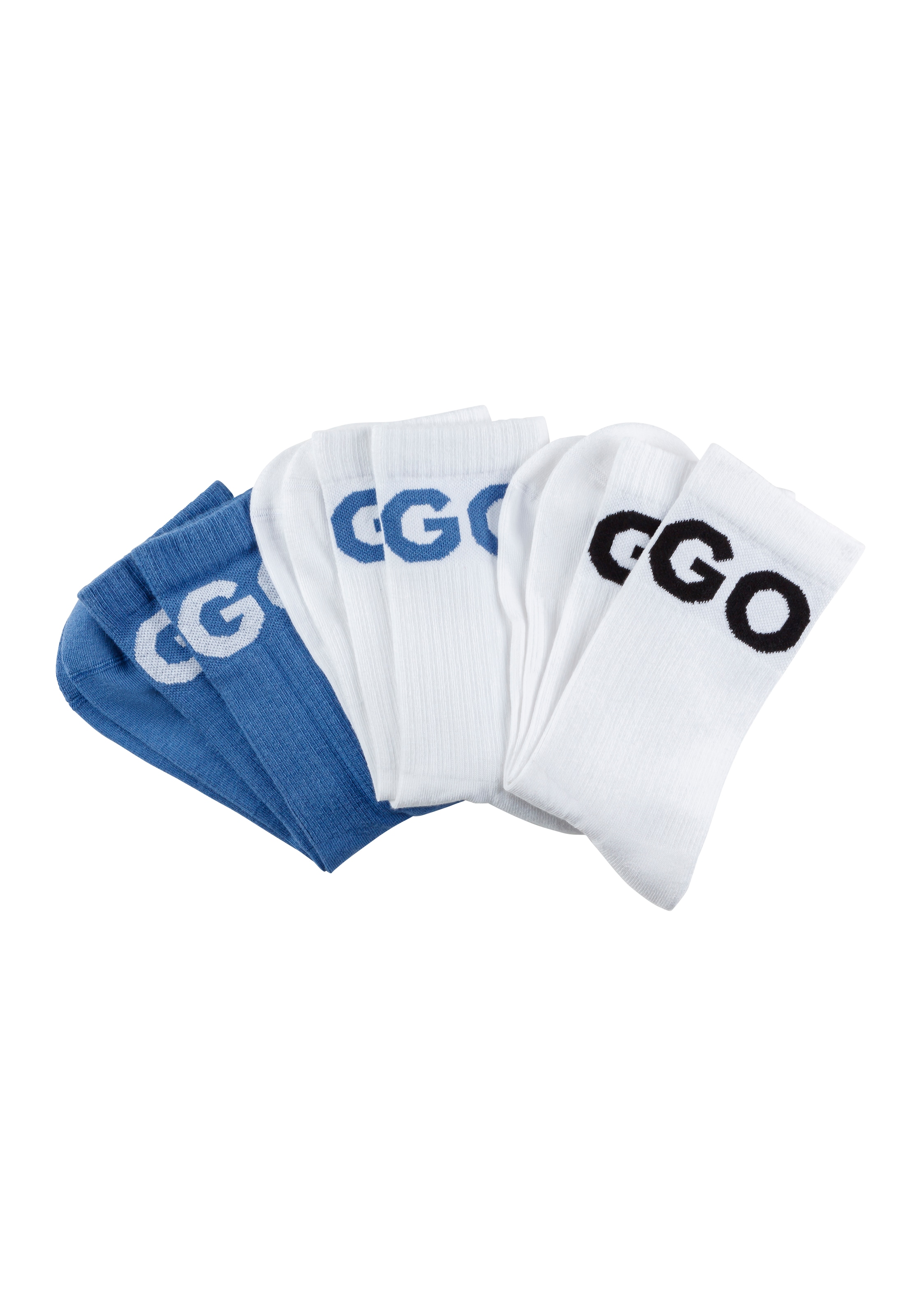 HUGO Underwear Freizeitsocken "3P QS ICONIC CC 1", (Packung, 3 Paar, 3er), günstig online kaufen