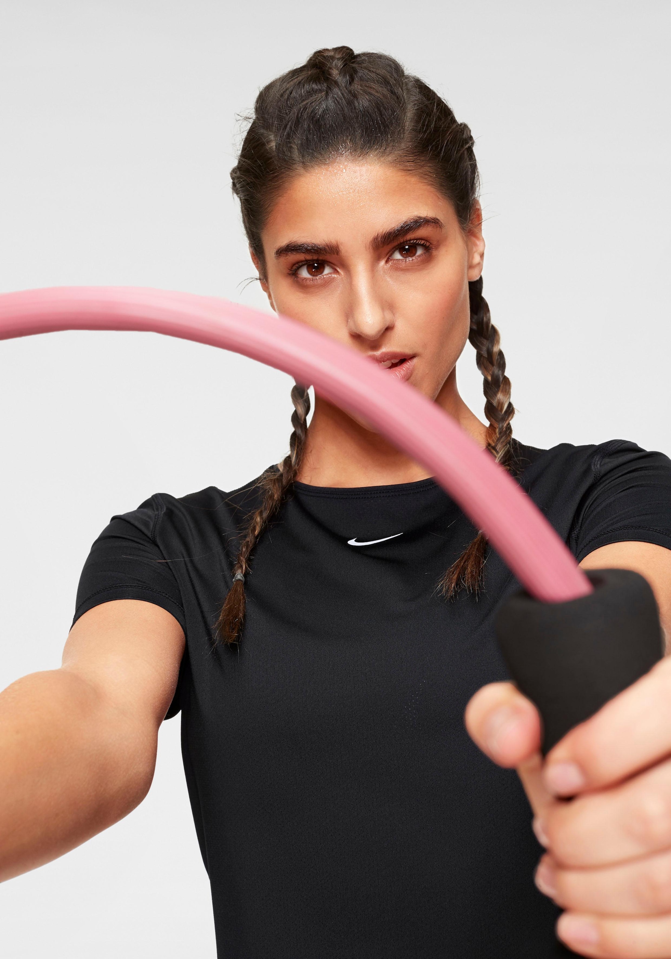 ALL Nike Technology Funktionsshirt NIKE kaufen MESH«, DRI-FIT TOP BAUR »WOMEN SHORTSLEEVE OVER PERFORMANCE |