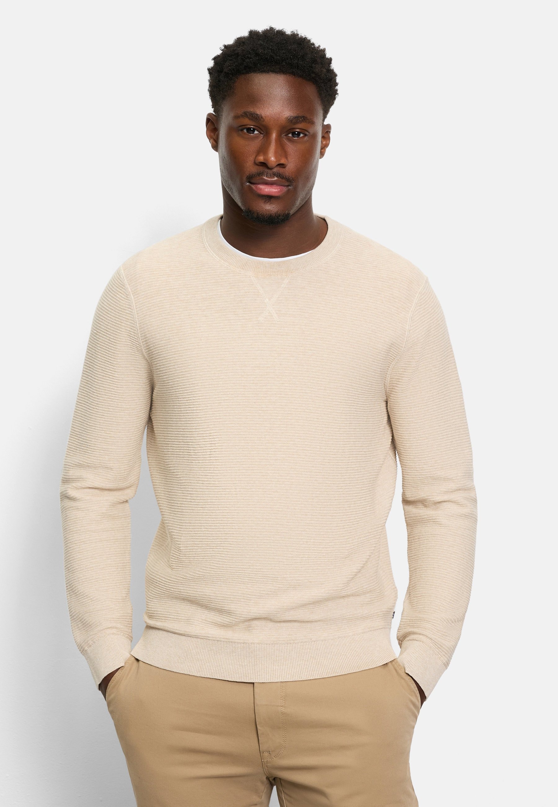 OLYMP Strickpullover "OLYMP Casual Strick" günstig online kaufen