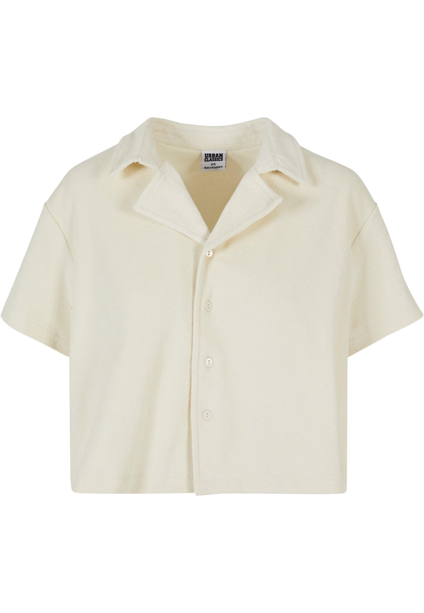 Langarmhemd »Urban Classics Damen Ladies Towel Resort Shirt«