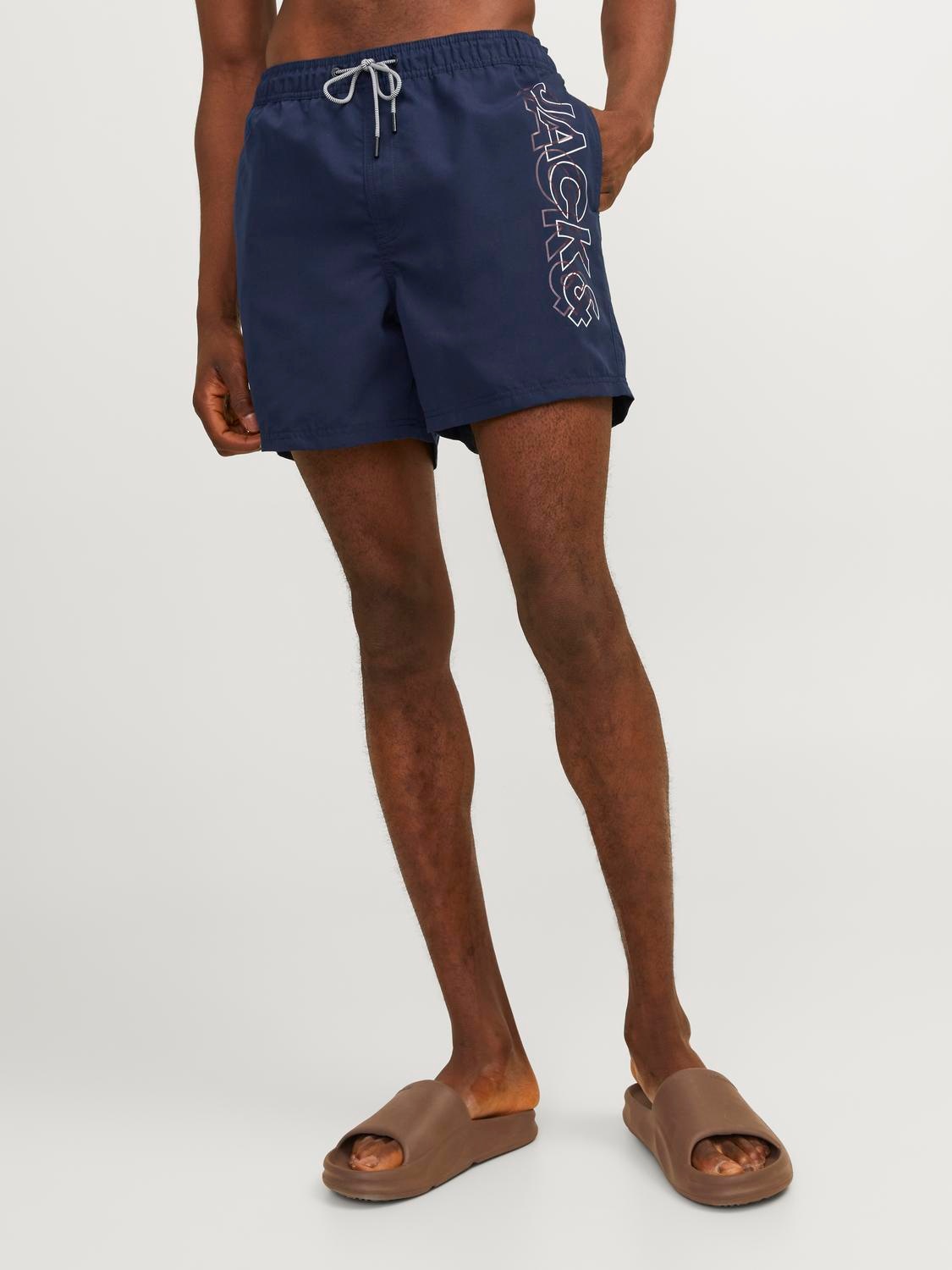 Jack & Jones Badeshorts »JPSTFIJI JJSWIM DOUBLE LOGO SN LY«