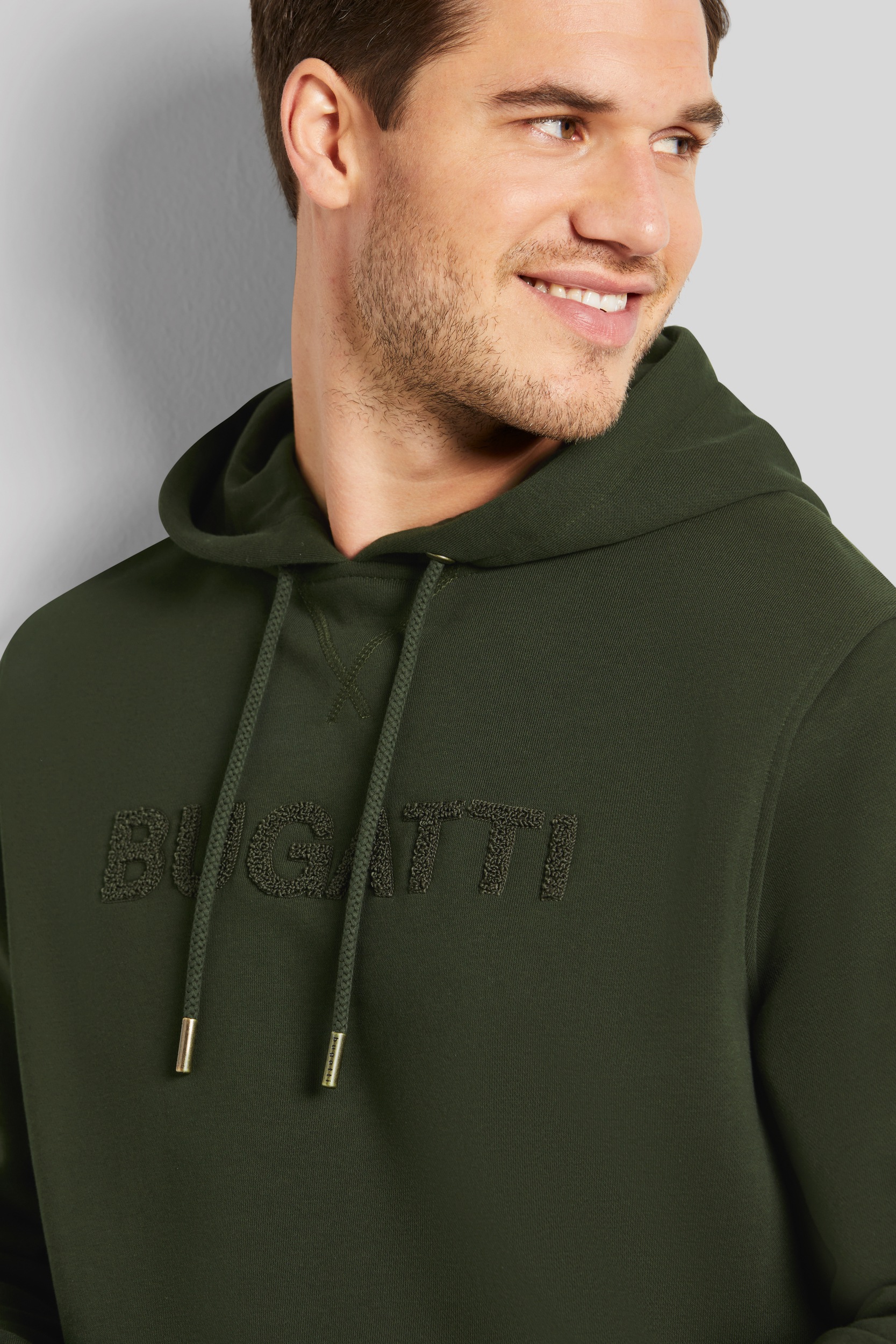 bugatti Sweatshirt, mit Logo-Print