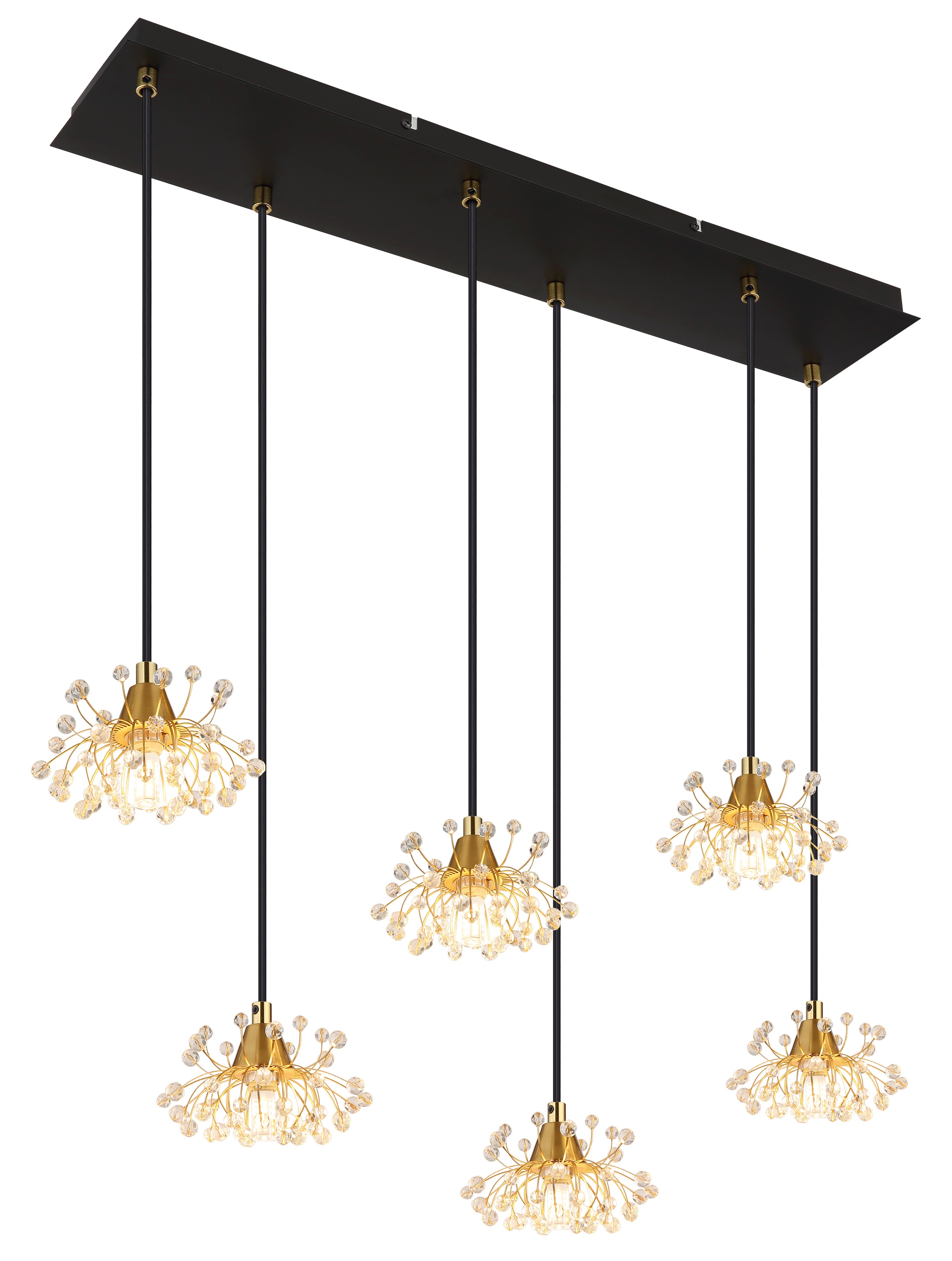 GLOBO LIGHTING Hängeleuchte »FIORE«, Leuchtmittel G9 | ohne Leuchtmittel, Hängelampe/Pendelleuchte/Esszimmer/Wohnzimmer/Esstisch