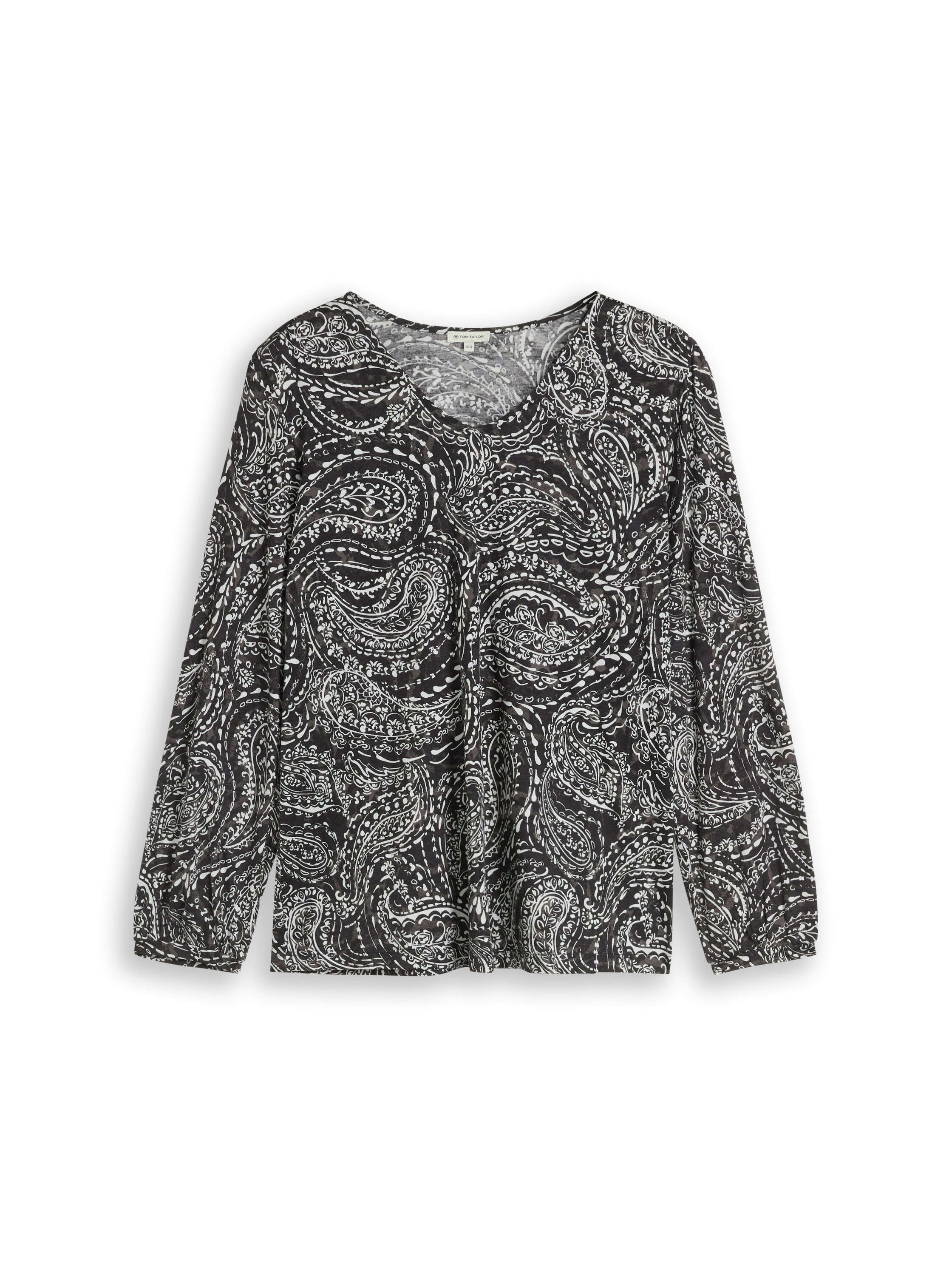 TOM TAILOR PLUS Blusenshirt mit All-Over Print