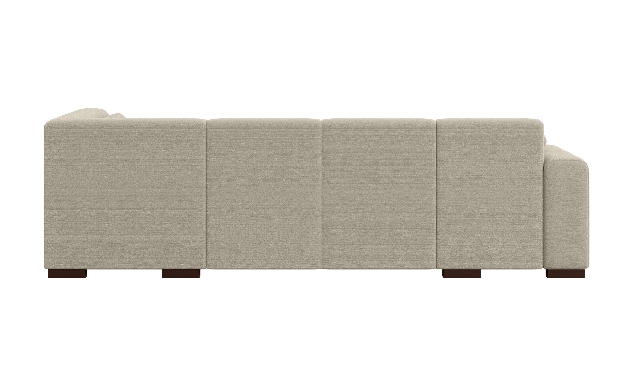 Home affaire Wohnlandschaft »BORNHOLM U-Form mit Recamiere rechts/links, B/T/H: 300/162/85 cm«, U-Form mit Wellenunterfederung, Recamiere rechts oder links bestellbar