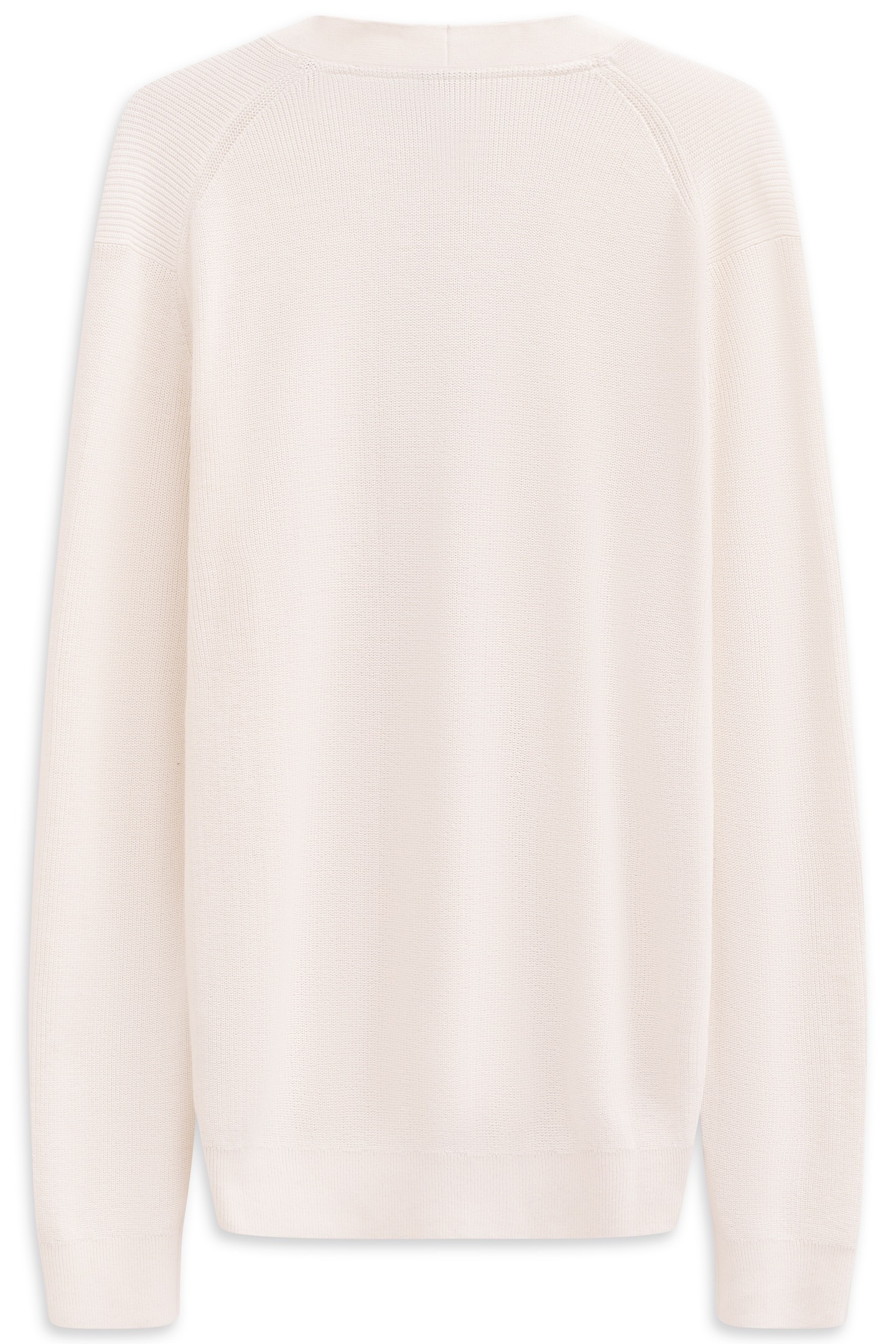 bugatti Cardigan »Regular Fit«, mit V-Ausschnitt und Ripp-Struktur