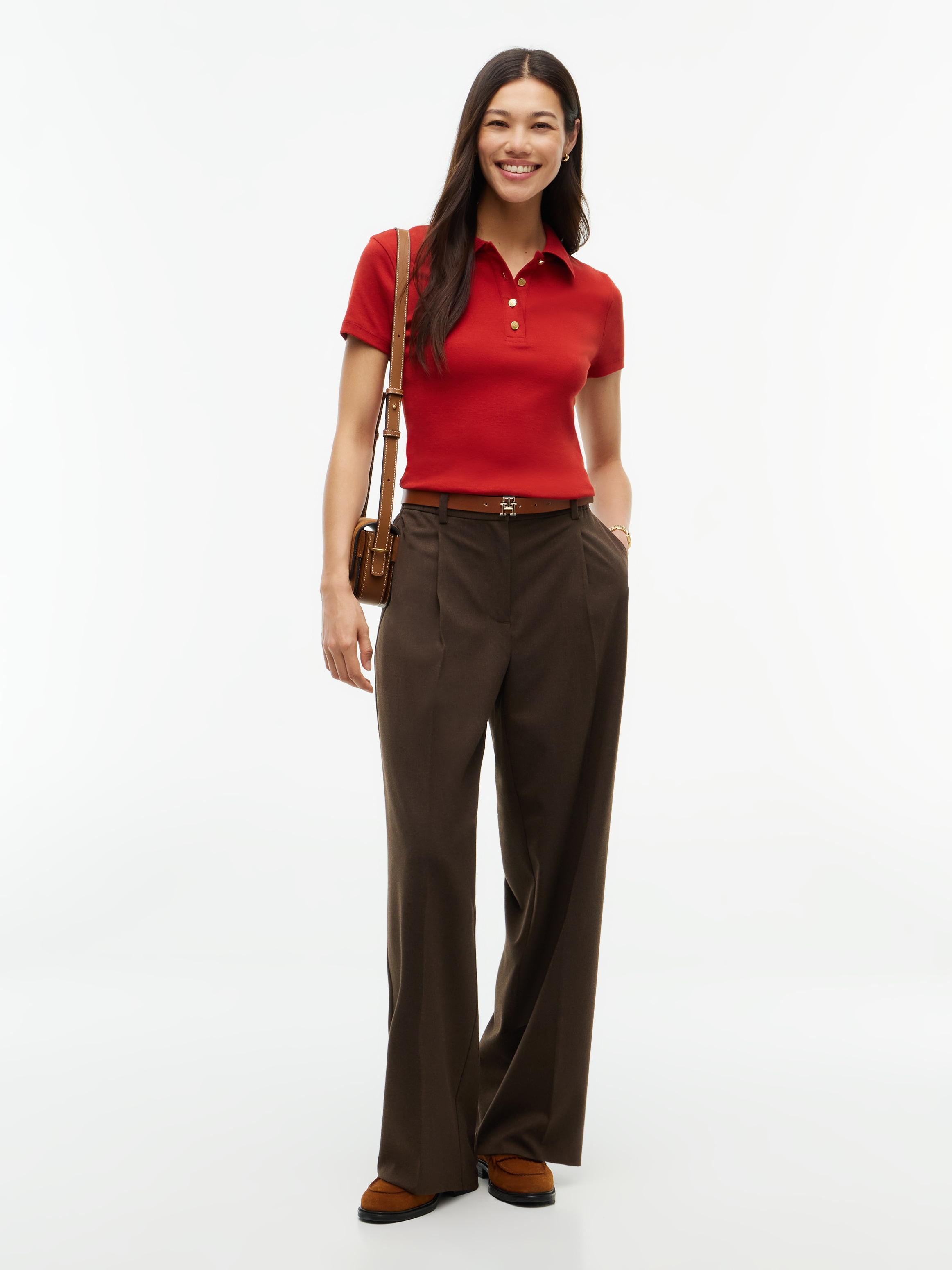 Tommy Hilfiger Poloshirt »GOLD BUTTON REG S/S POLO« Baumwolle