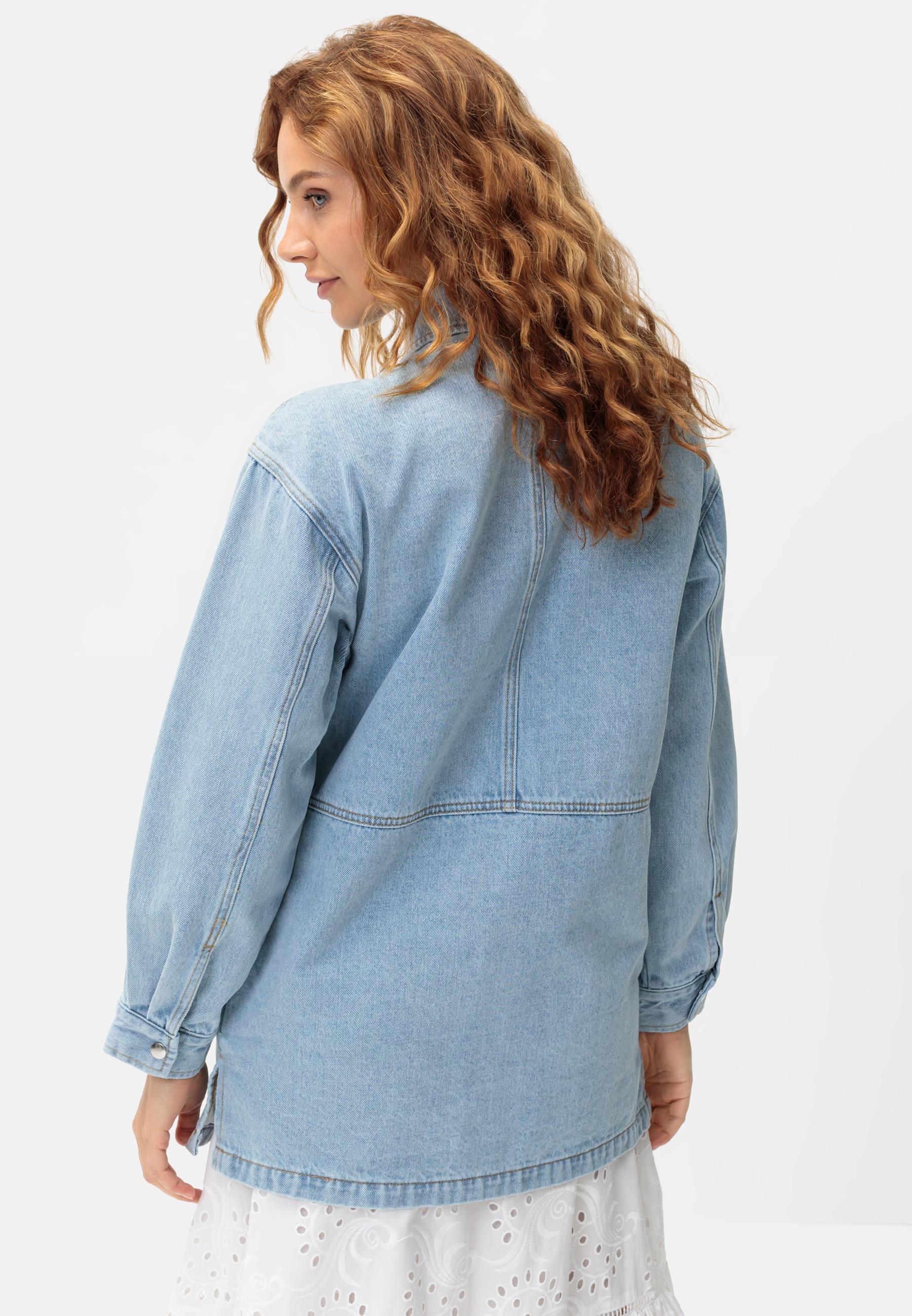 Thumbnail - LASCANA Jeansjacke mit seitlichen Schlitzen