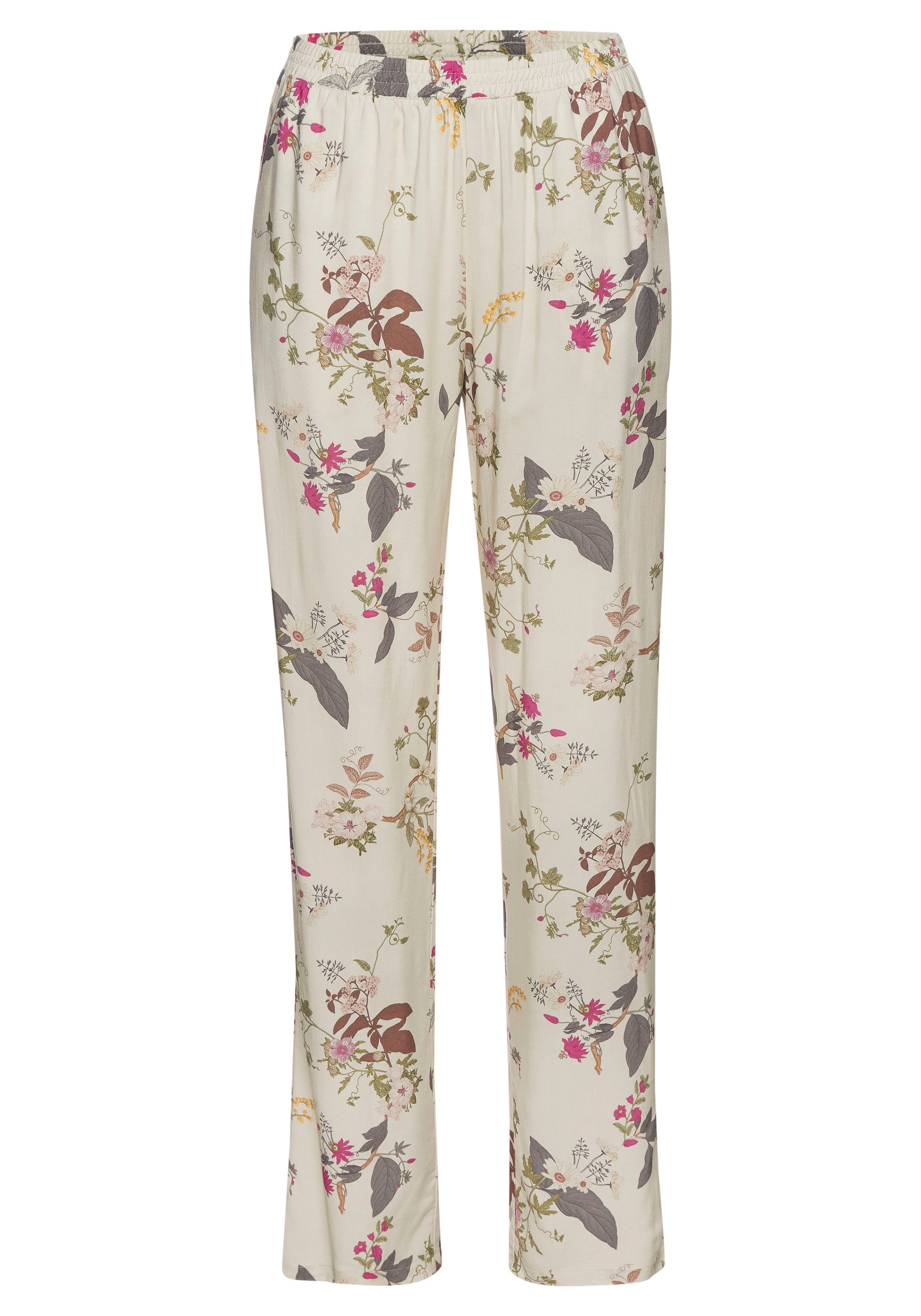 LASCANA Pyjama, (2 tlg.), im klassischen Stil