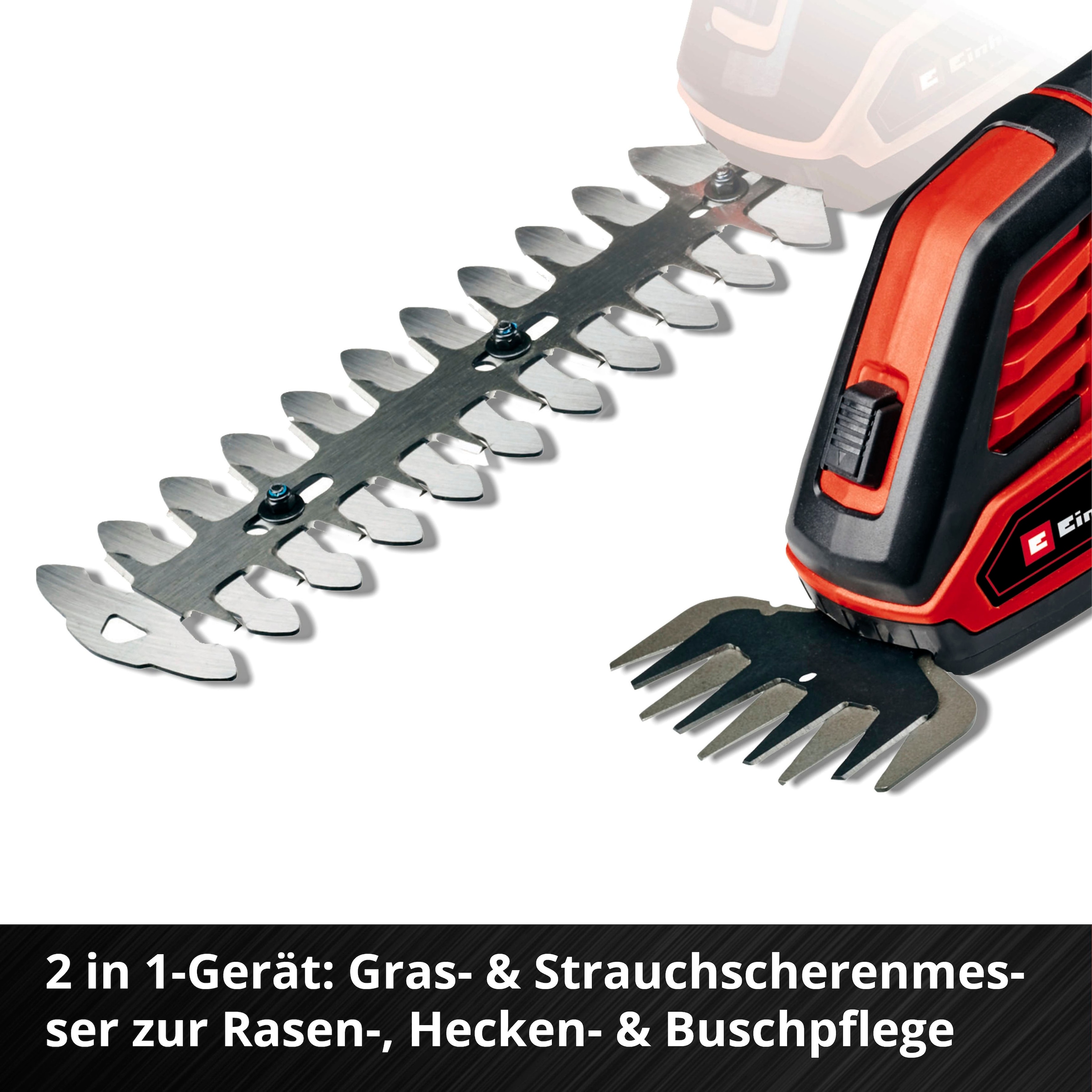 Einhell Akku-Gras- und Strauchscherenset, ohne Akku und Ladegerät