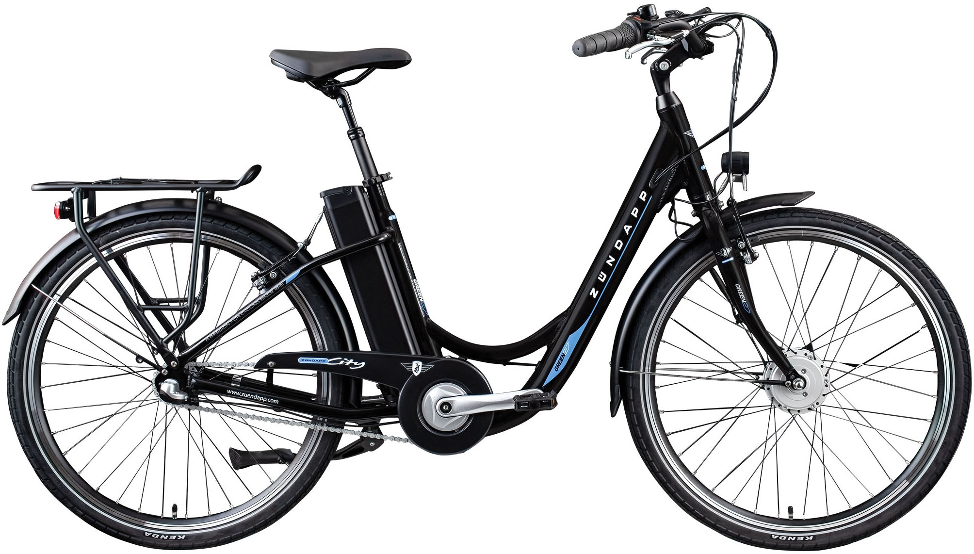 Zündapp »Green 2.7« 3 Gang Shimano Nexus Schaltwerk Nabenschaltung Frontmotor 250 W Pedelec, Elektrofahrrad für Damen u. Herren