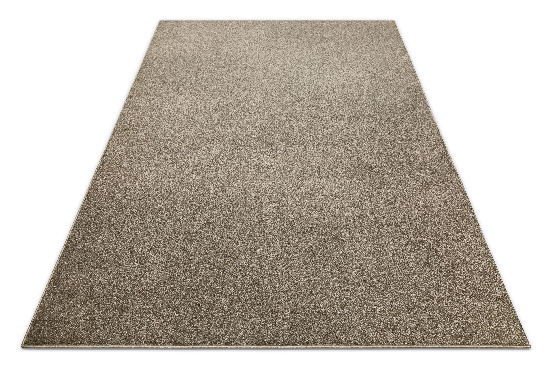 Teppich WECON HOME "Tim", beige (beige,meliert), B:166cm H:12mm L:240cm, Polyester, Teppiche, Teppich, einfarbig, meliert, modern, pflegeleicht, Wohnzimmer, Schlafzimmer