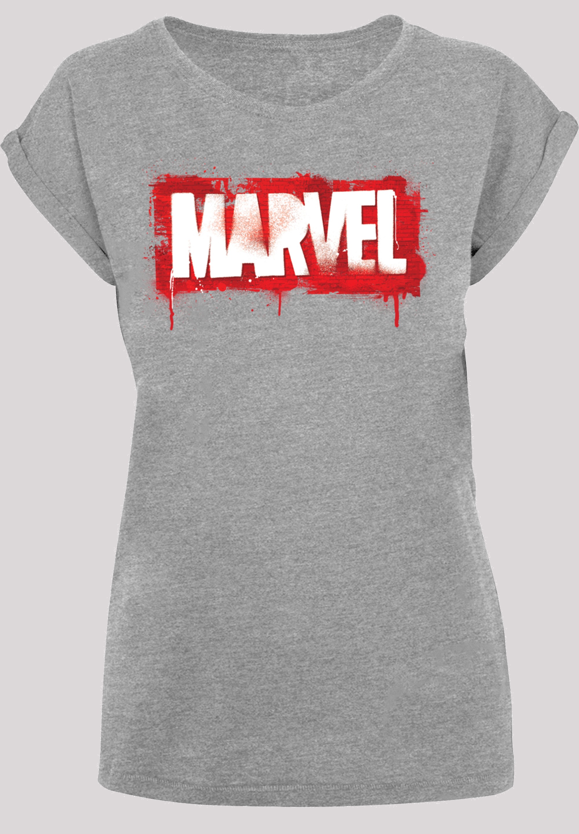 Marvel | Ladies Kurzarmshirt F4NT4STIC (1 Logo tlg.) bestellen with Extended Spray Tee«, BAUR »Damen Shoulder