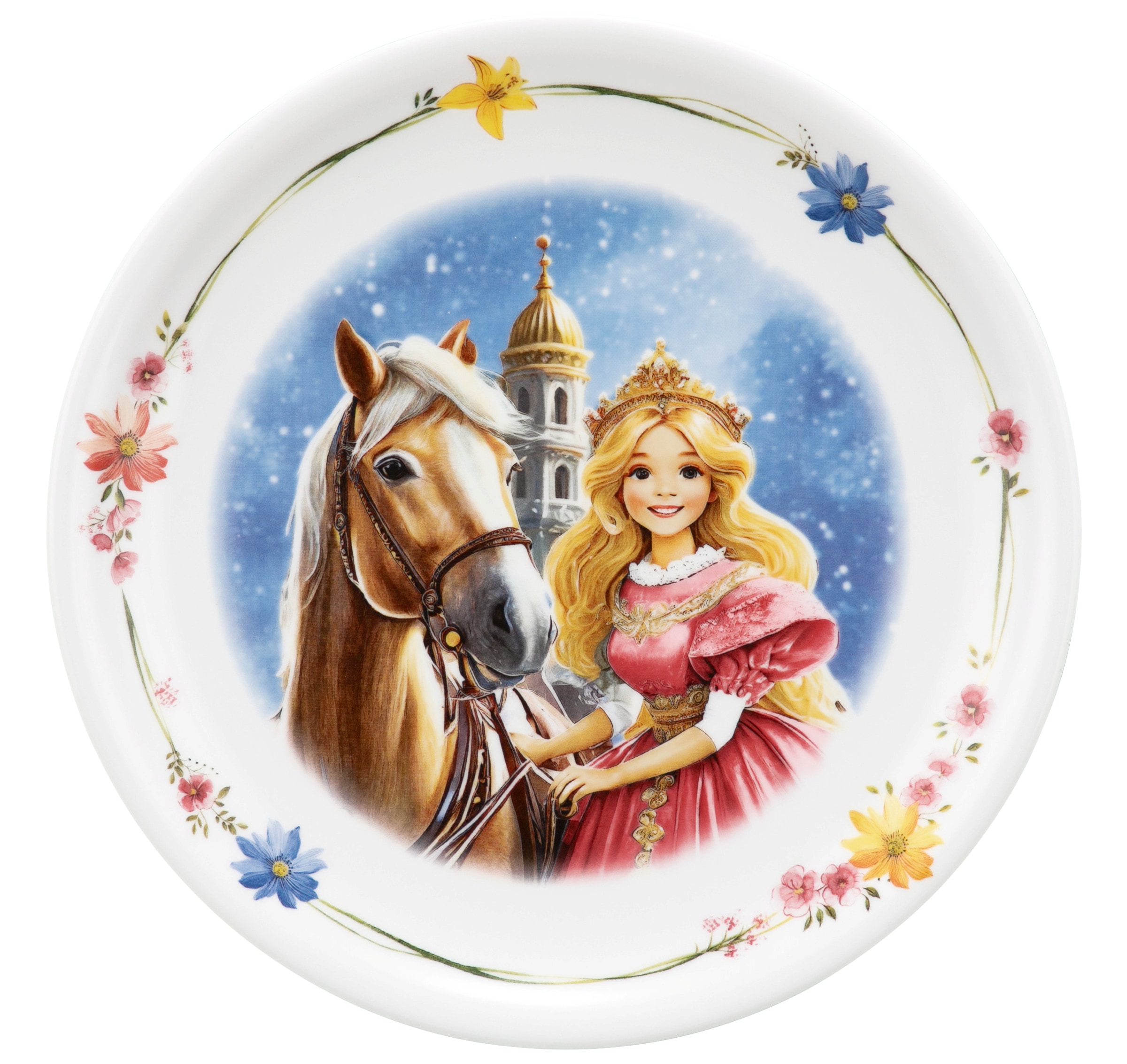 SELTMANN WEIDEN Speiseteller "Compact - Prinzessin", 25,4cm, bunt, Speiseteller, rund 25,5 cm