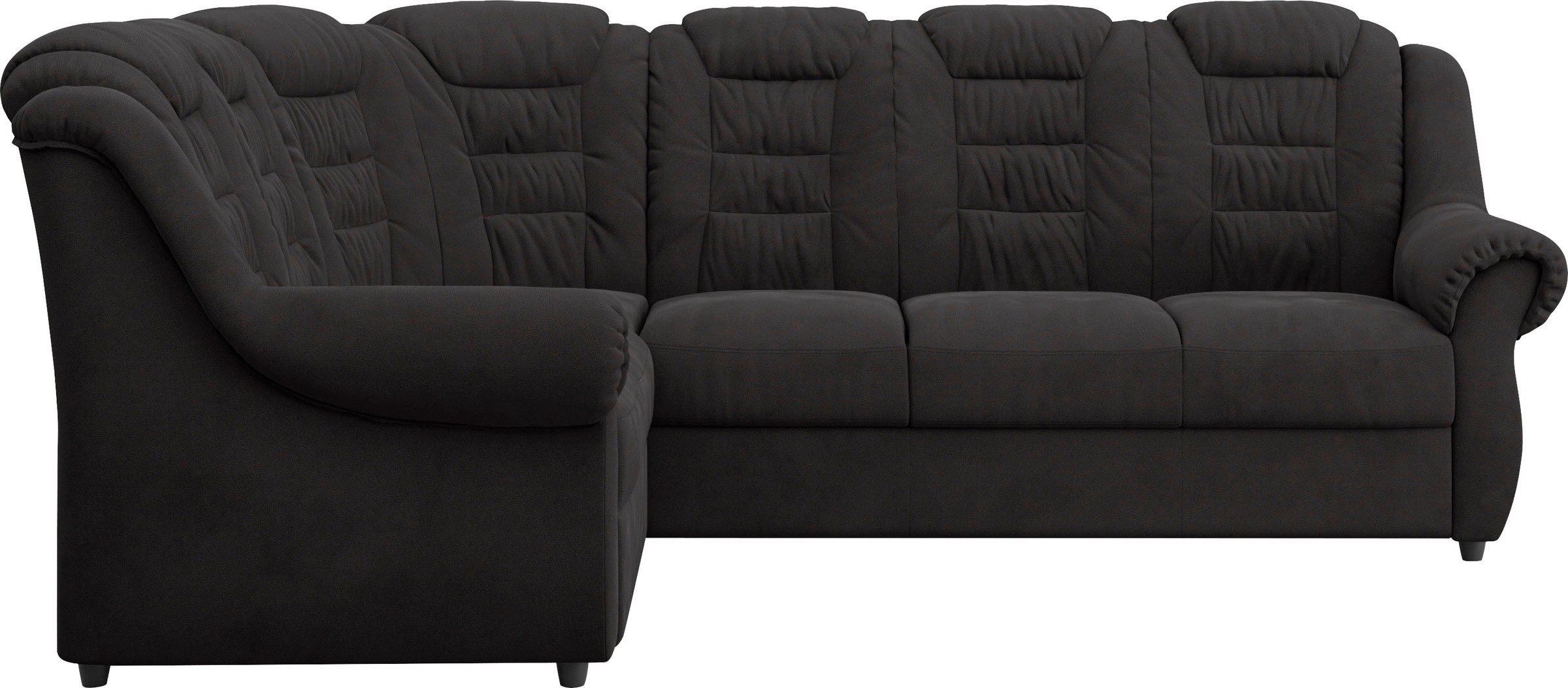 Home affaire Ecksofa »Boston L-Form«, mit hoher Rückenlehne, wahlweise mit Bettfunktion & Stauraum