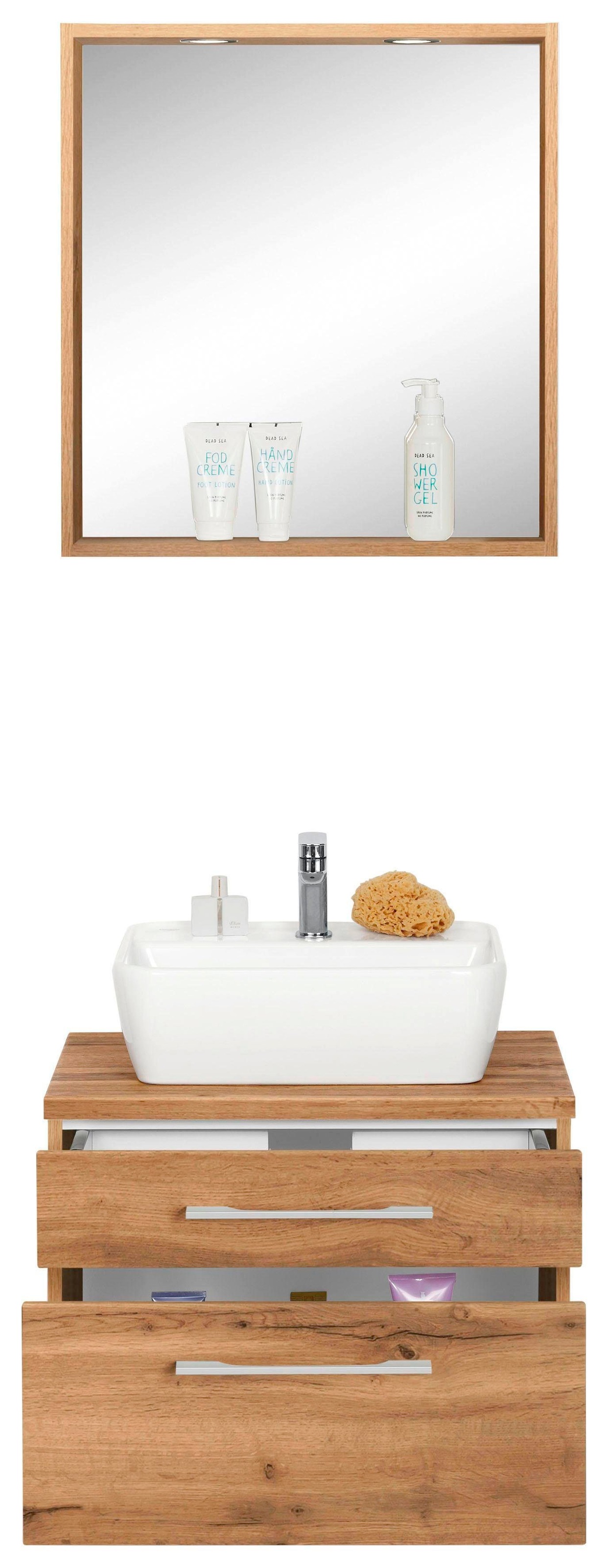 welltime Badmöbel-Set "Davos" 2 Stk. tlg. günstig online kaufen