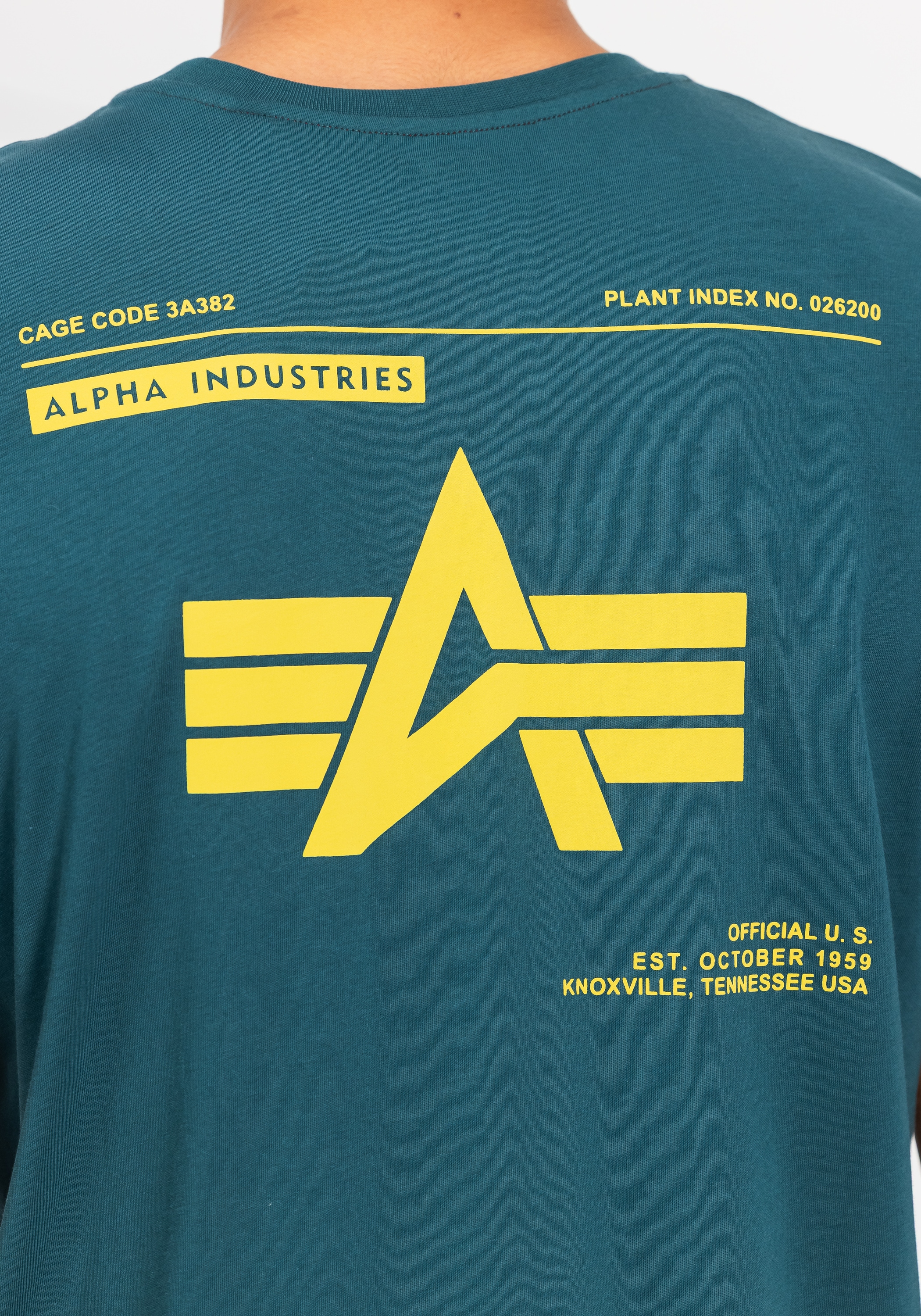 Alpha Industries T-Shirt »Label Backprint T-Shirt«