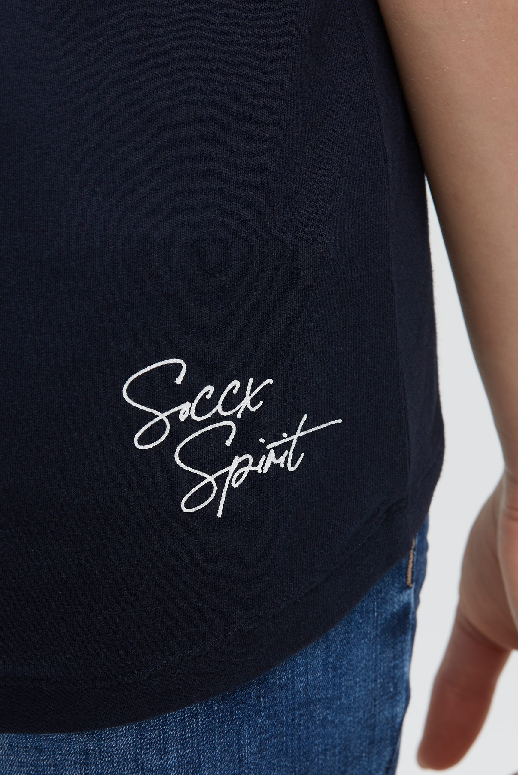 SOCCX Rundhalsshirt mit Baumwolle