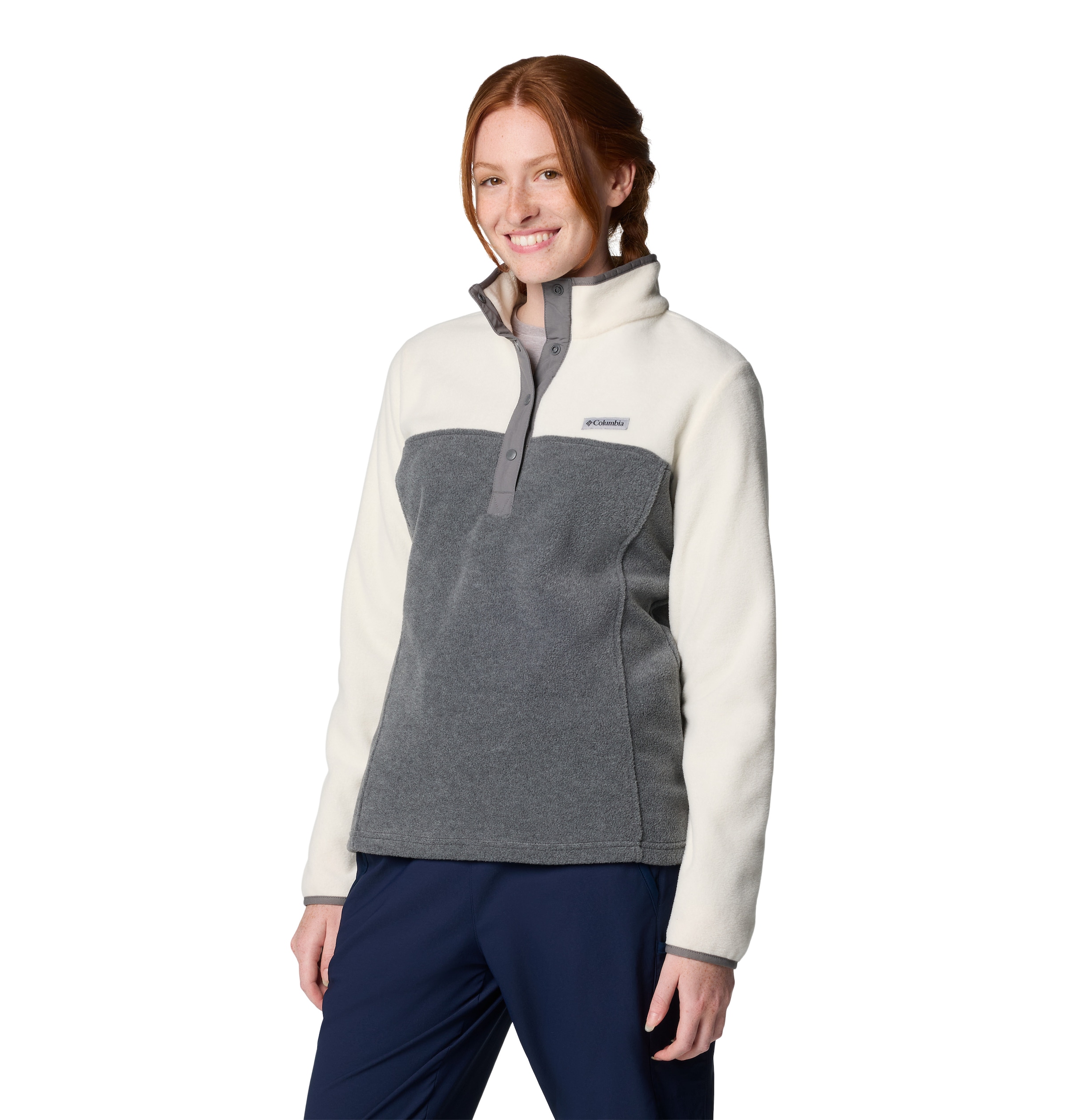 Columbia Fleecepullover »BENTON SPRINGS 1/2 SNAP PULL OVER II«, (1 tlg.)