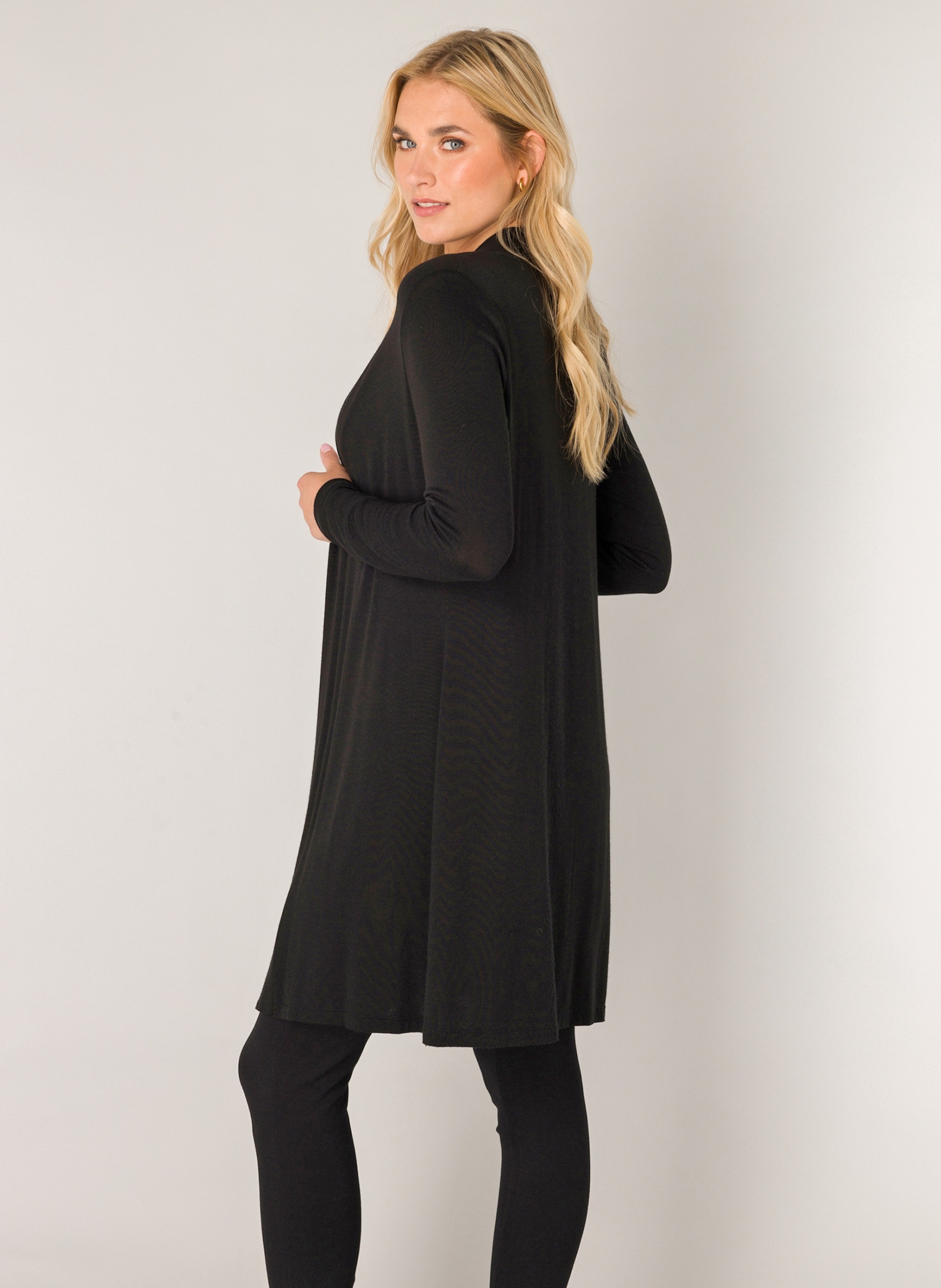 Base Level Longstrickjacke "Yayla Long", ohne Verschluss günstig online kaufen