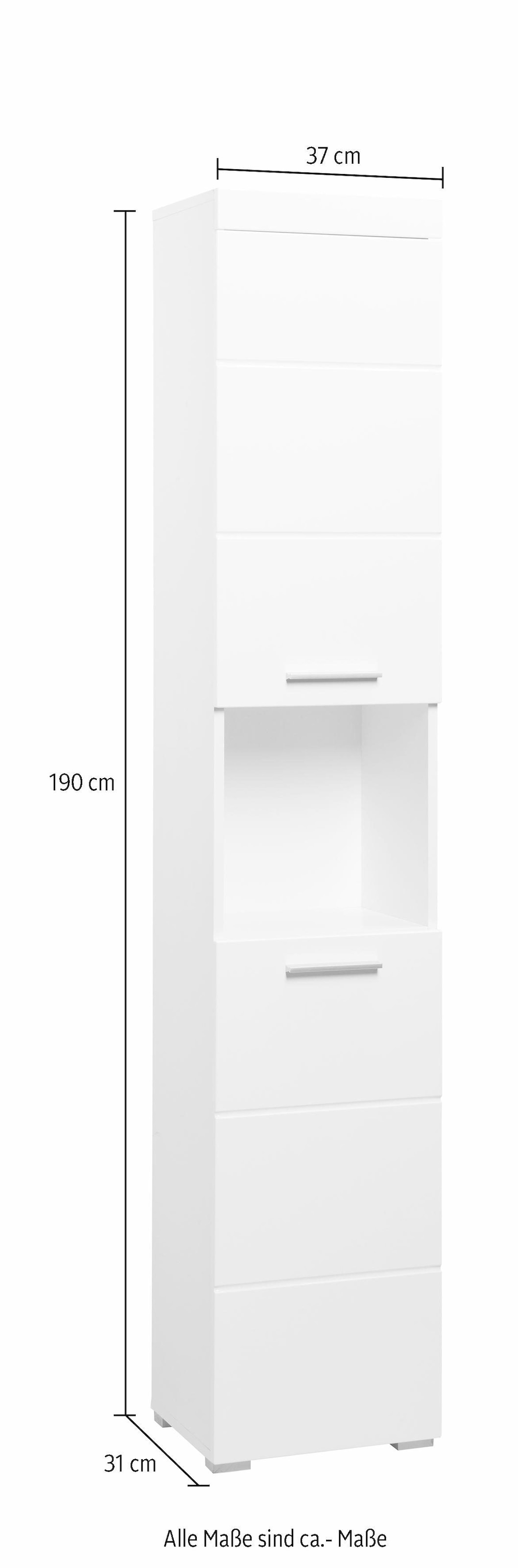 »Avena«, 1 2 Höhe und Türen mit INOSIGN Fach | BAUR cm, Hochschrank 190 Badezimmerschrank offenen
