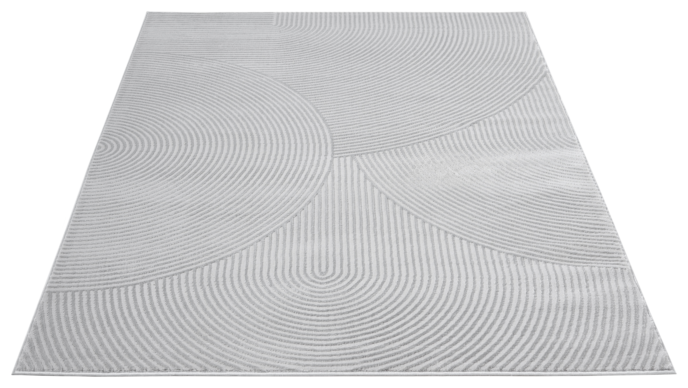 OTTO home Teppich »Bentori«, rechteckig, 11 mm Höhe, Modernes Design mit Boho-Charme, Scandi, Zen, Hoch-Tief-Struktur