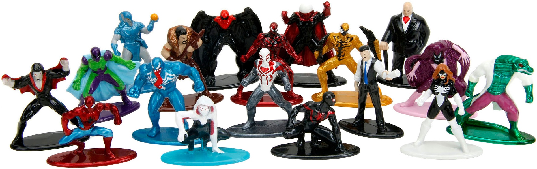 JADA Spielfigur »Marvel, Spiderman, Multi Pack Nano Metalfigs, Serie 9«, DIE-CAST