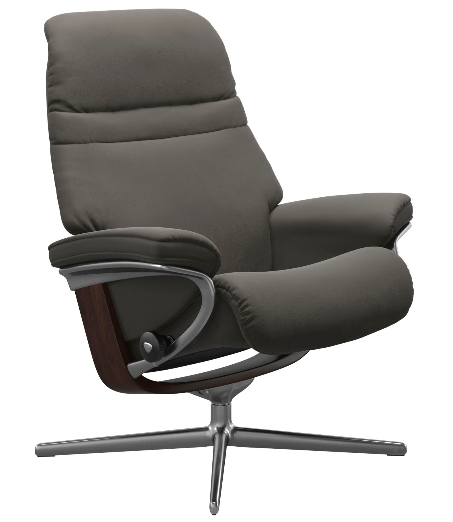 Stressless® Relaxsessel »Sunrise«, mit Cross Base, Größe S, M & L, Holzakzent Braun