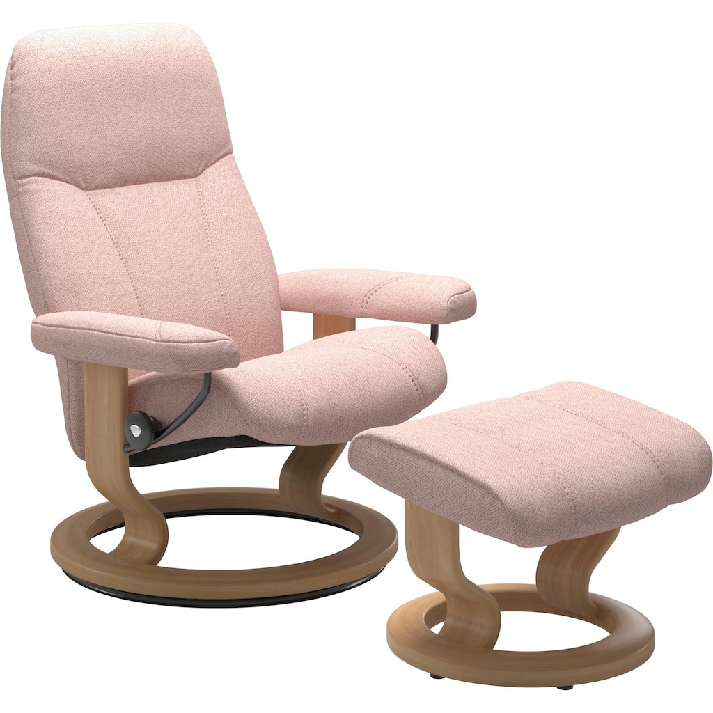 Stressless® Relaxsessel »Consul«, (Set, Relaxsessel mit Hocker)