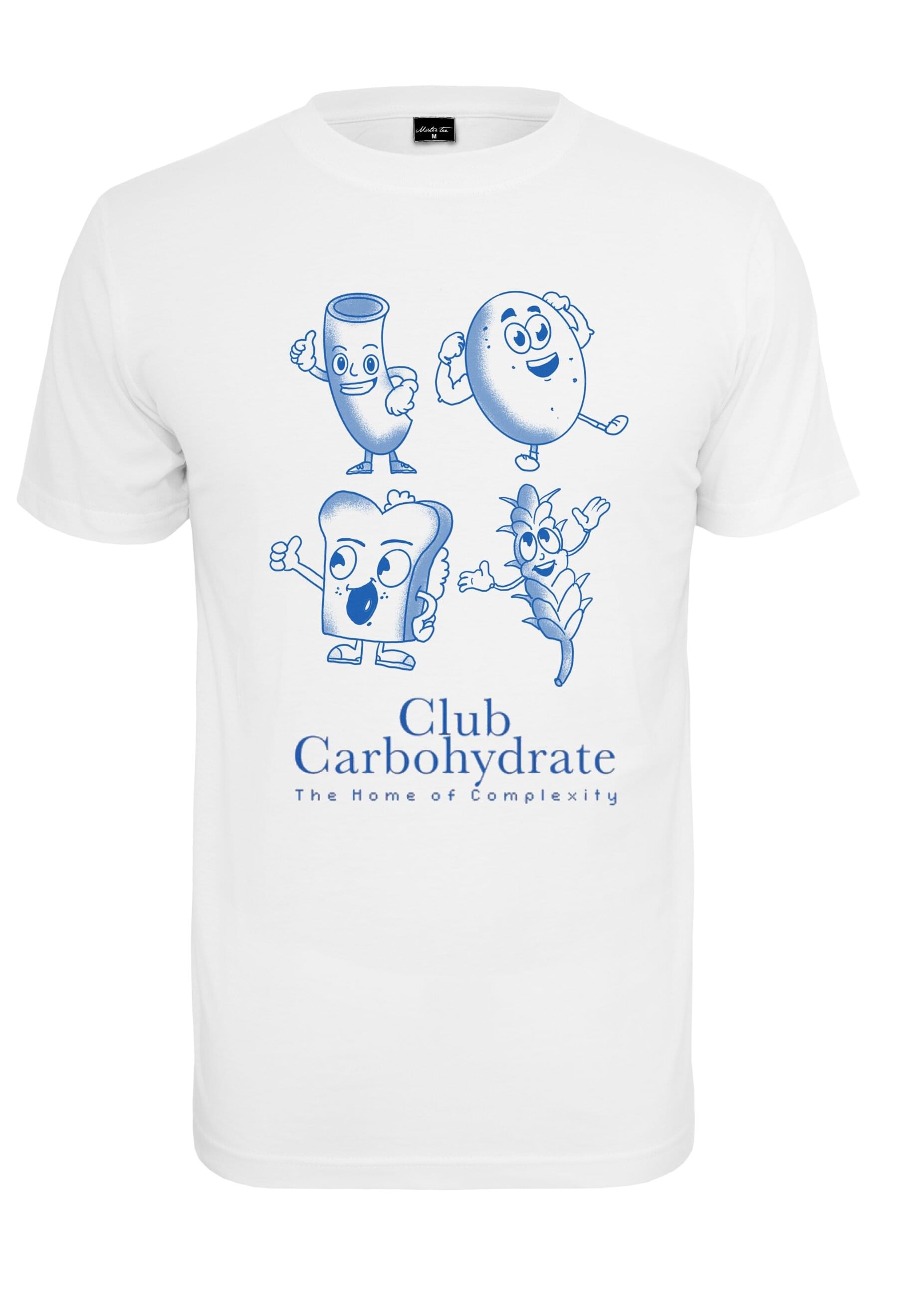 MisterTee T-Shirt "MisterTee Herren Club Carbohydrate Tee"