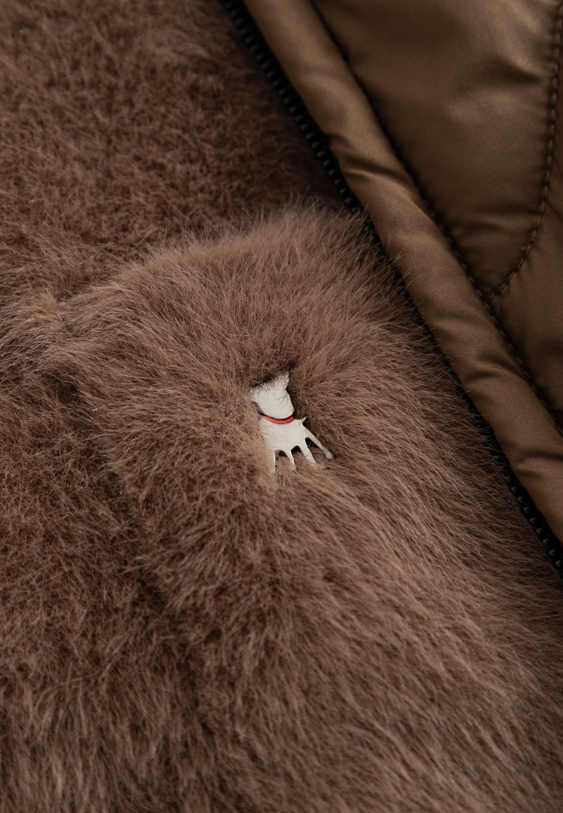 Frieda & Freddies Winterjacke »Frieda & Freddies 2-in-1 Steppjacke mit Fake-Fur-Cape«