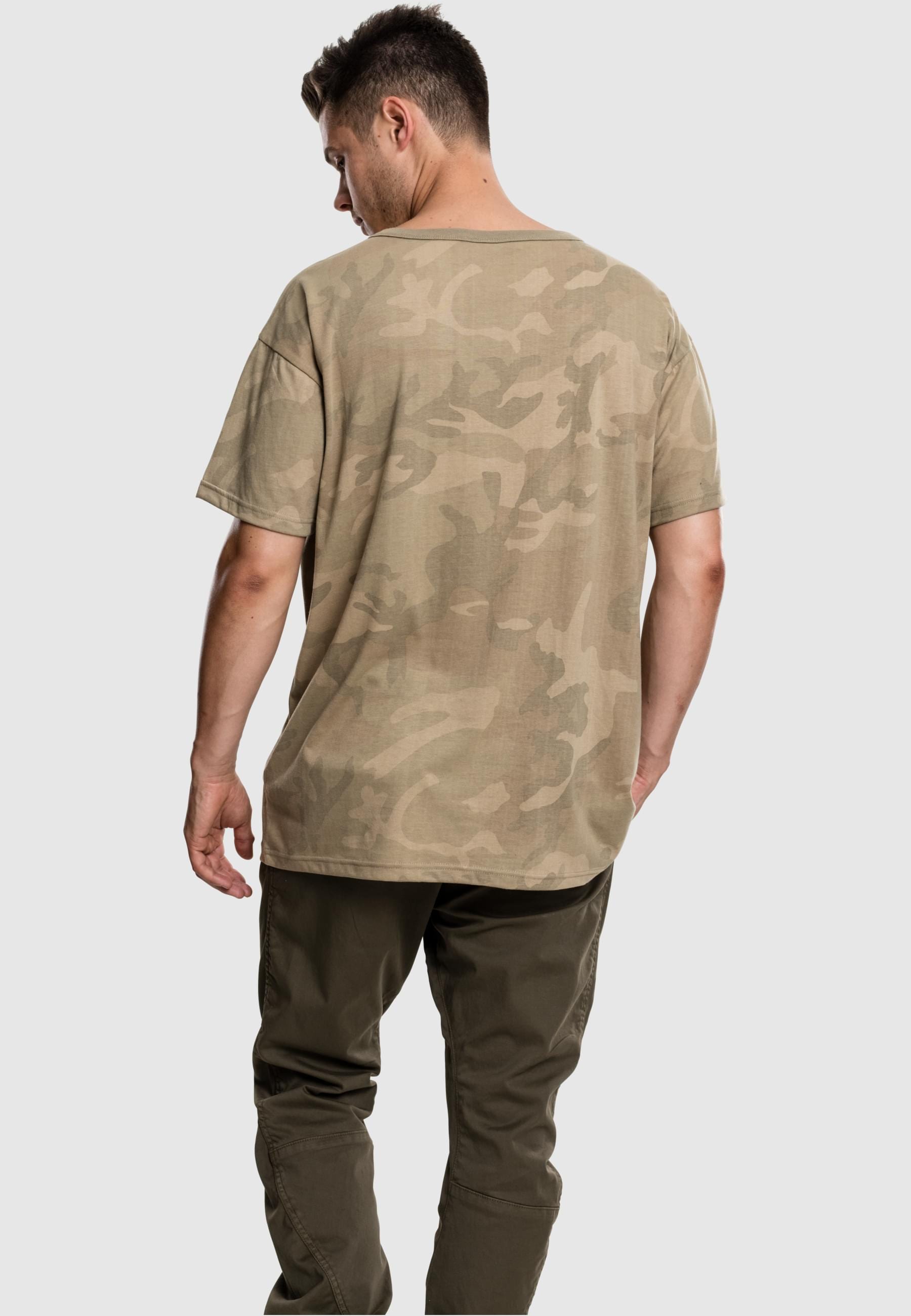 URBAN CLASSICS Kurzarmshirt »Urban Classics Herren Camo Oversized Tee«, (1 tlg.)
