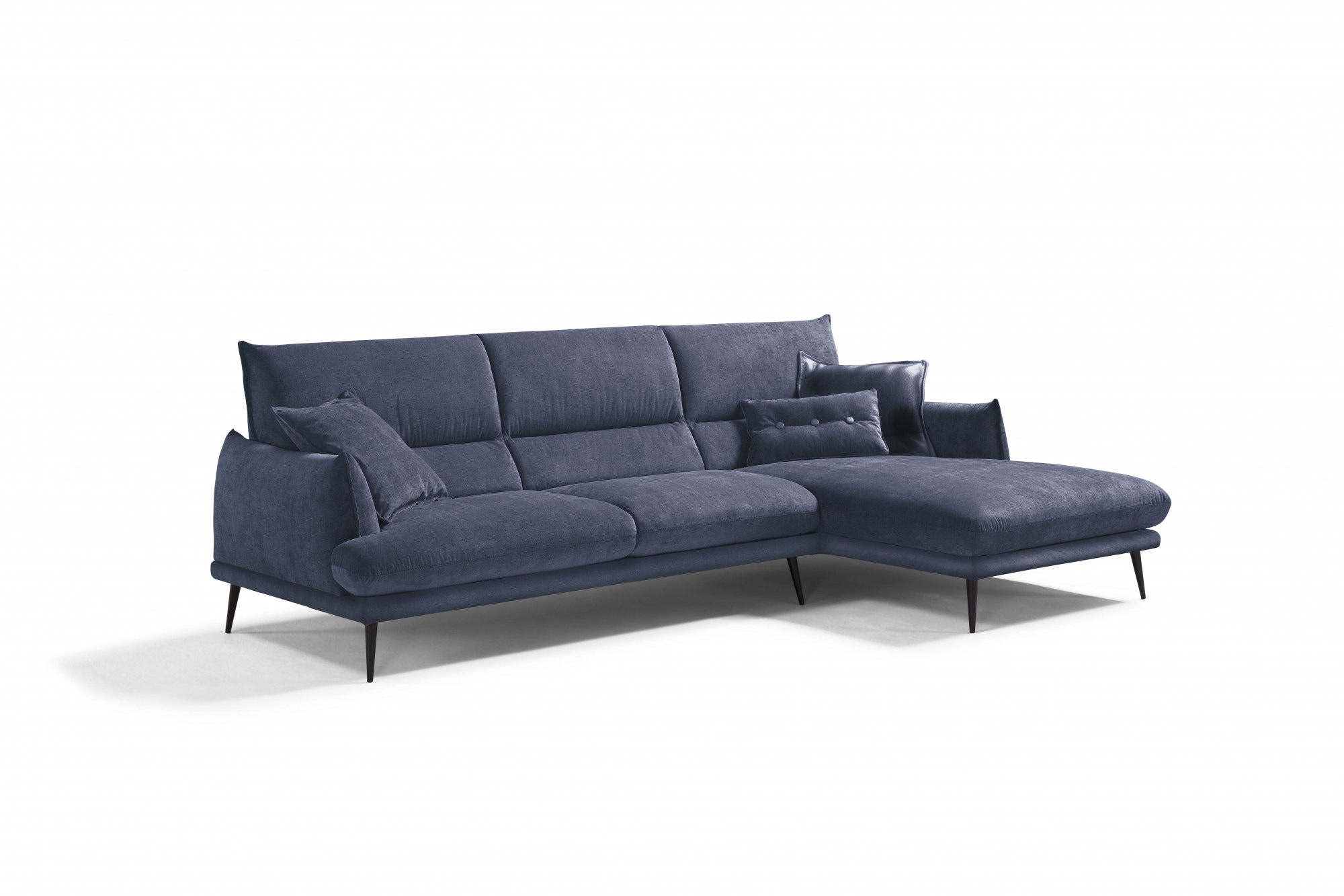 Egoitaliano Ecksofa "FUNNY, hochwertiges & aktuelles Design, bequeme Rückenlehne, L-Form" hochwertiger Sitzkomfort, L-Form