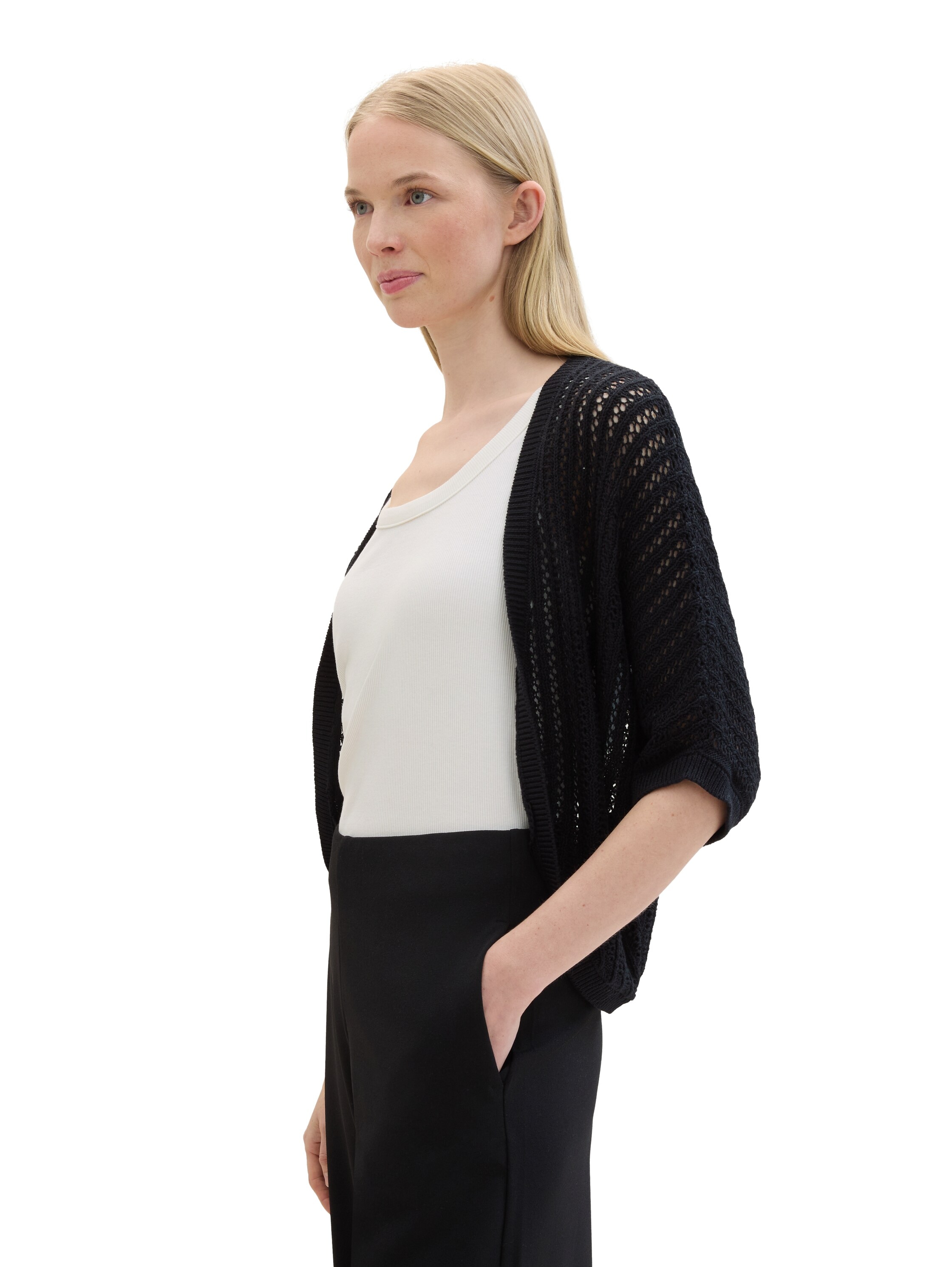 TOM TAILOR Cardigan, mit Bio-Baumwolle