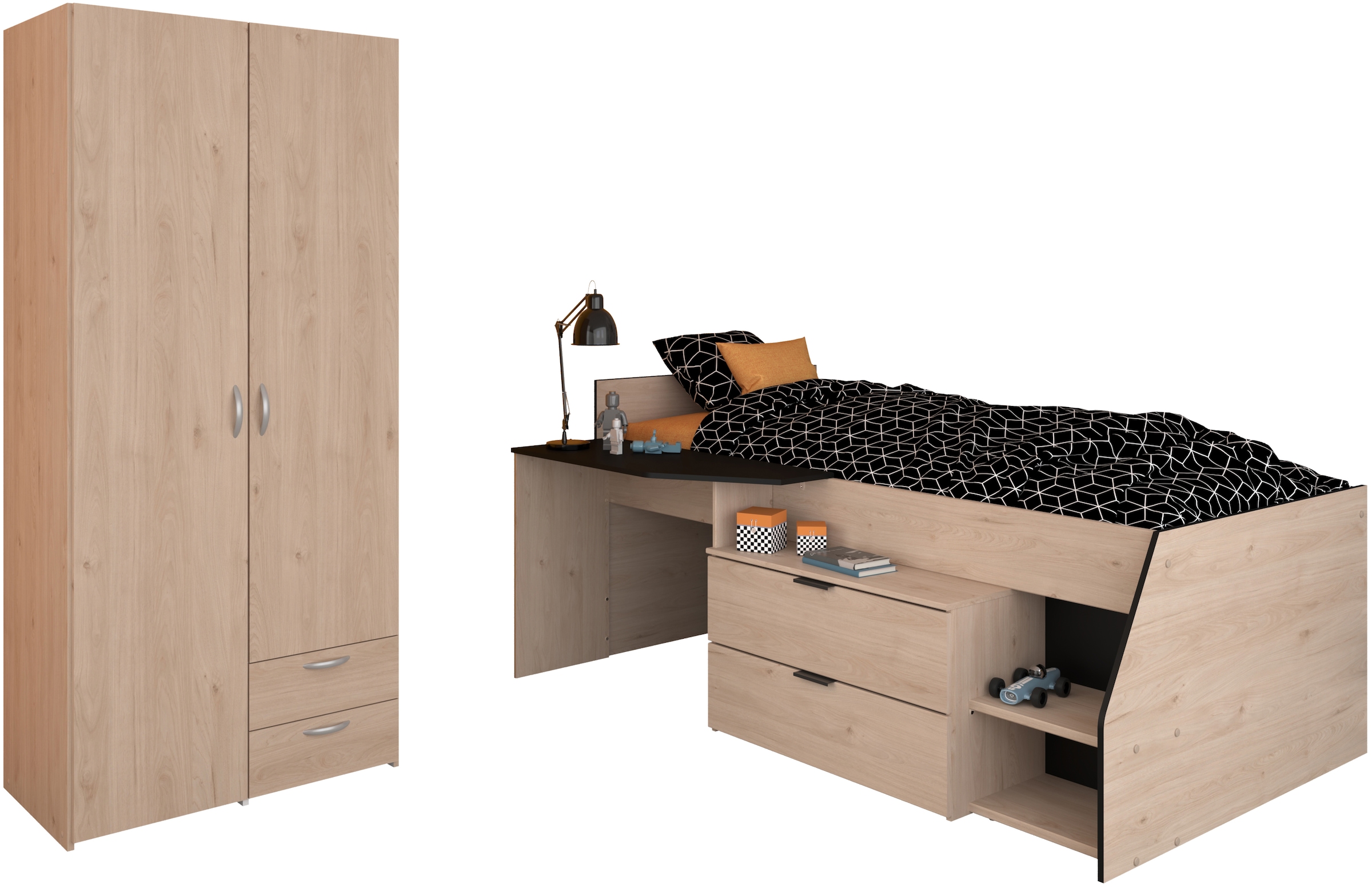 Parisot Jugendzimmer-Set "Milky 22" Set, 2 tlg. günstig online kaufen