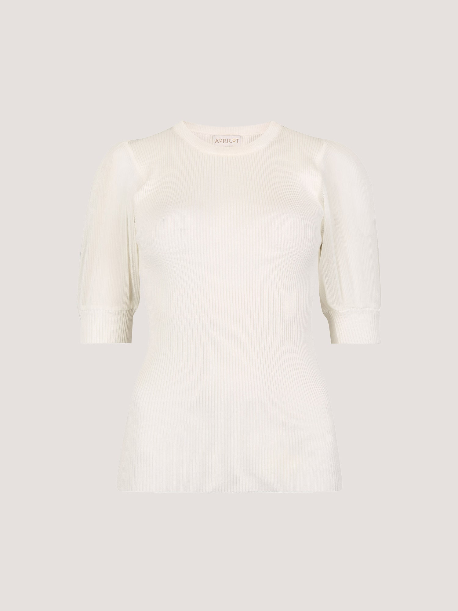 Apricot T-Shirt »Top mit Plissee-Ärmeln«