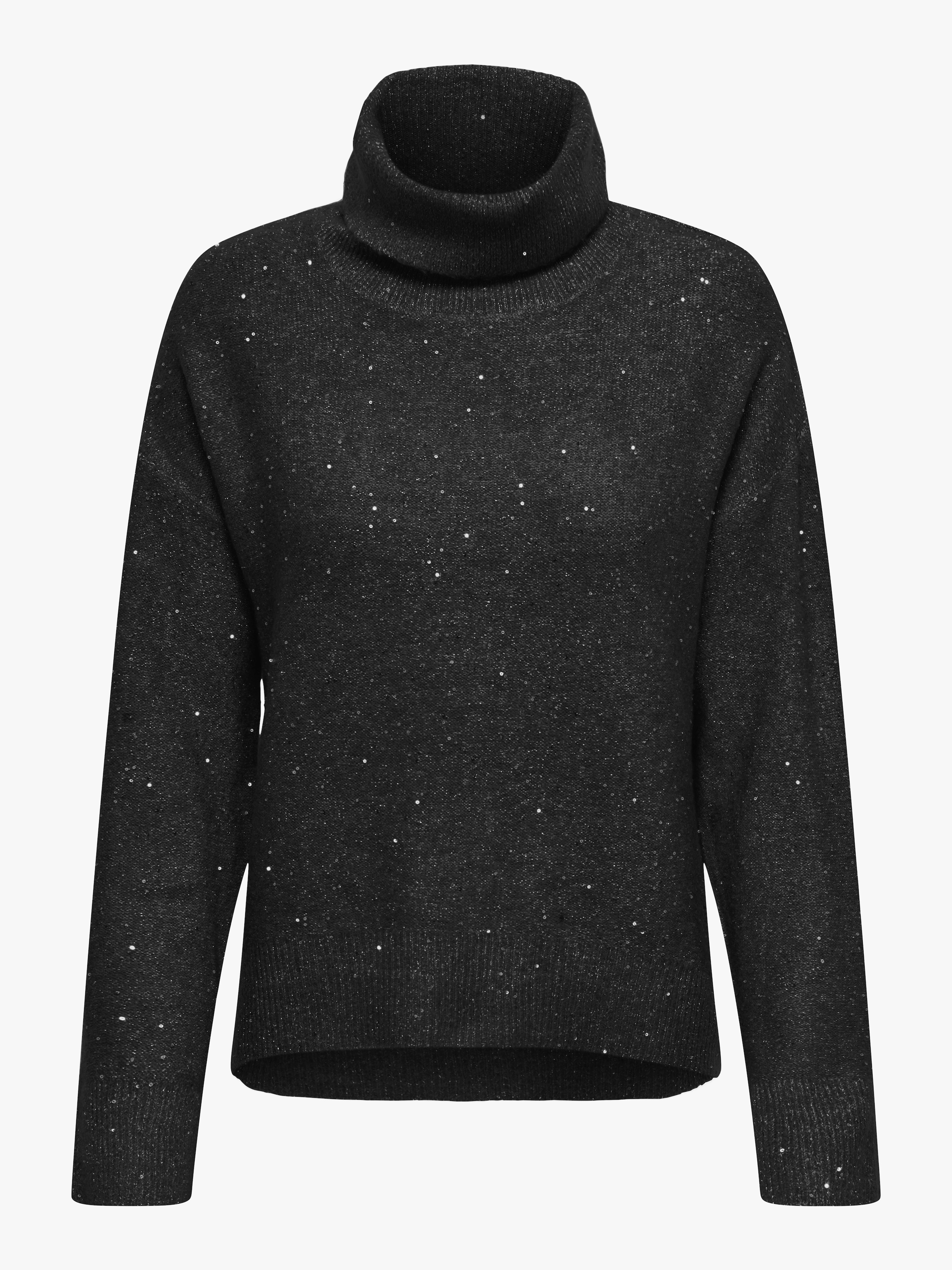 ONLY Rollkragenpullover »ONLARIZONA LS SEQUINS ROLLNECK PULL KNT«