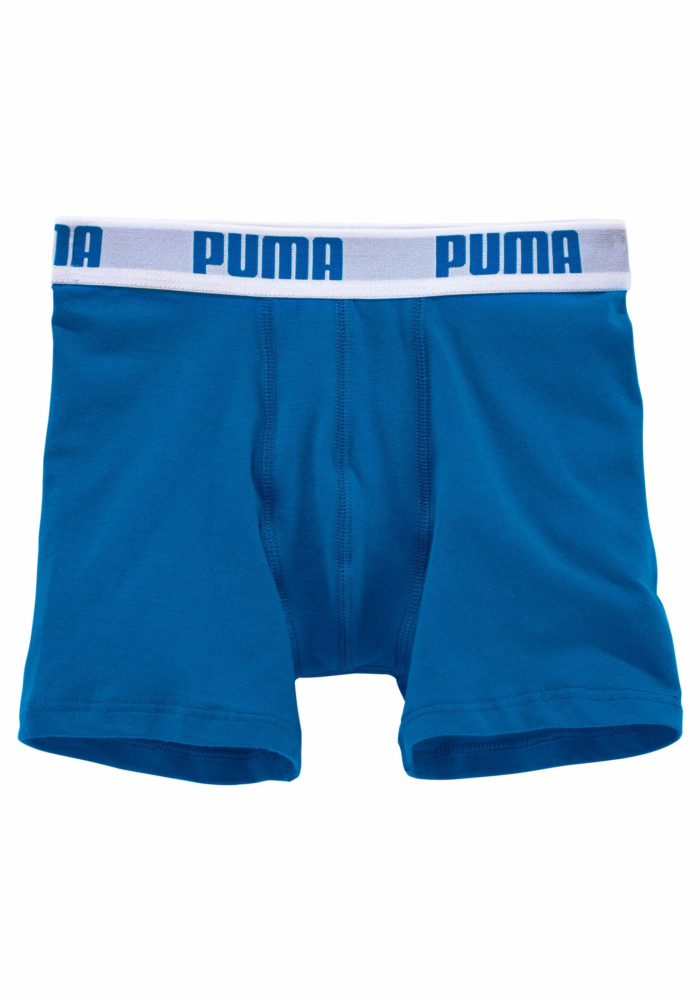PUMA Boxer, (Packung, 2er-Pack), mit Logobund
